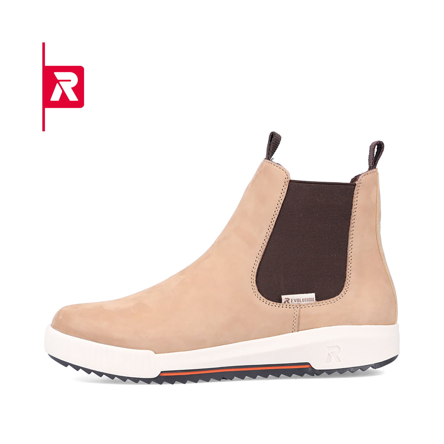Rieker EVOLUTION Damen Chelsea Boots creme beige