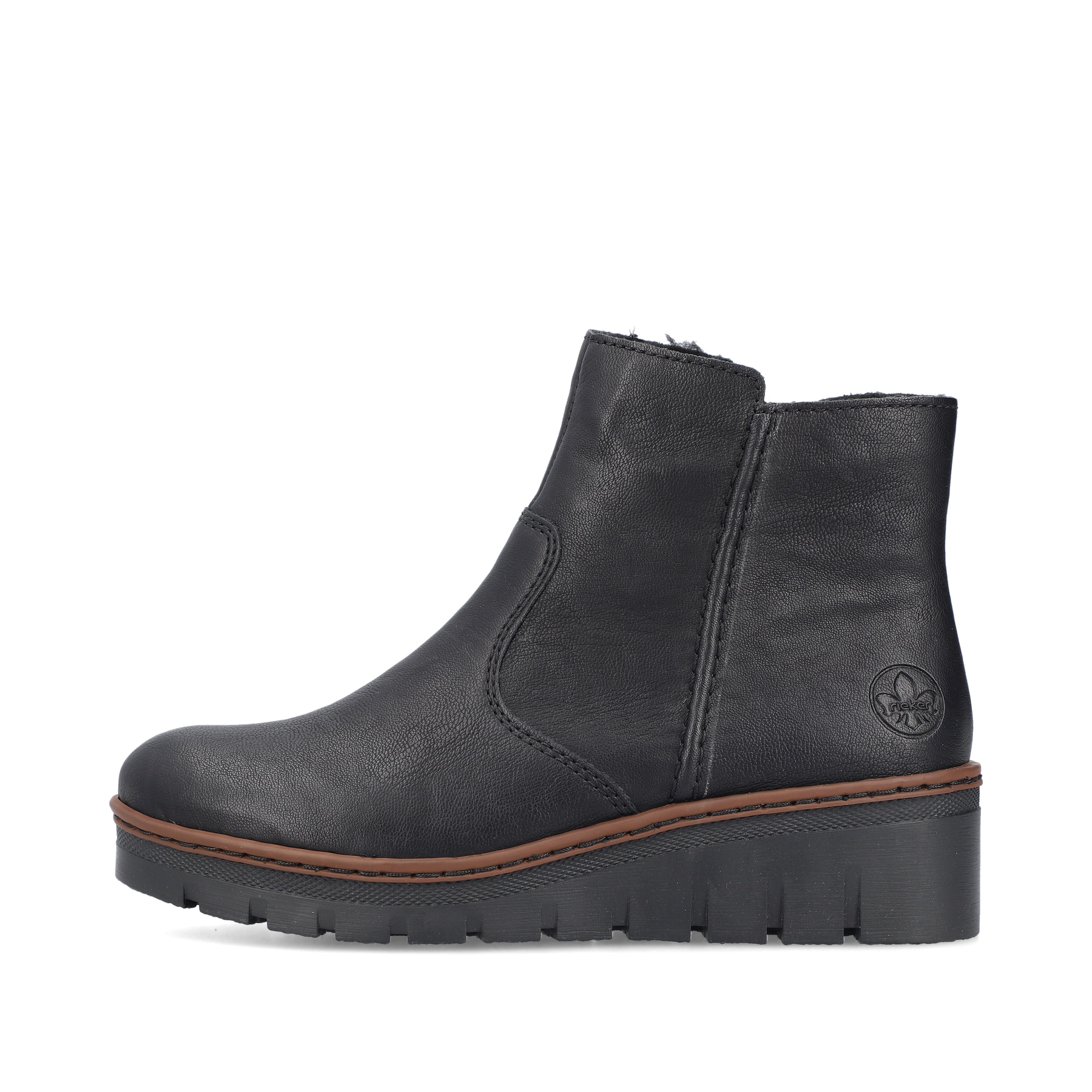 Rieker Damen Kurzstiefel graphitschwarz