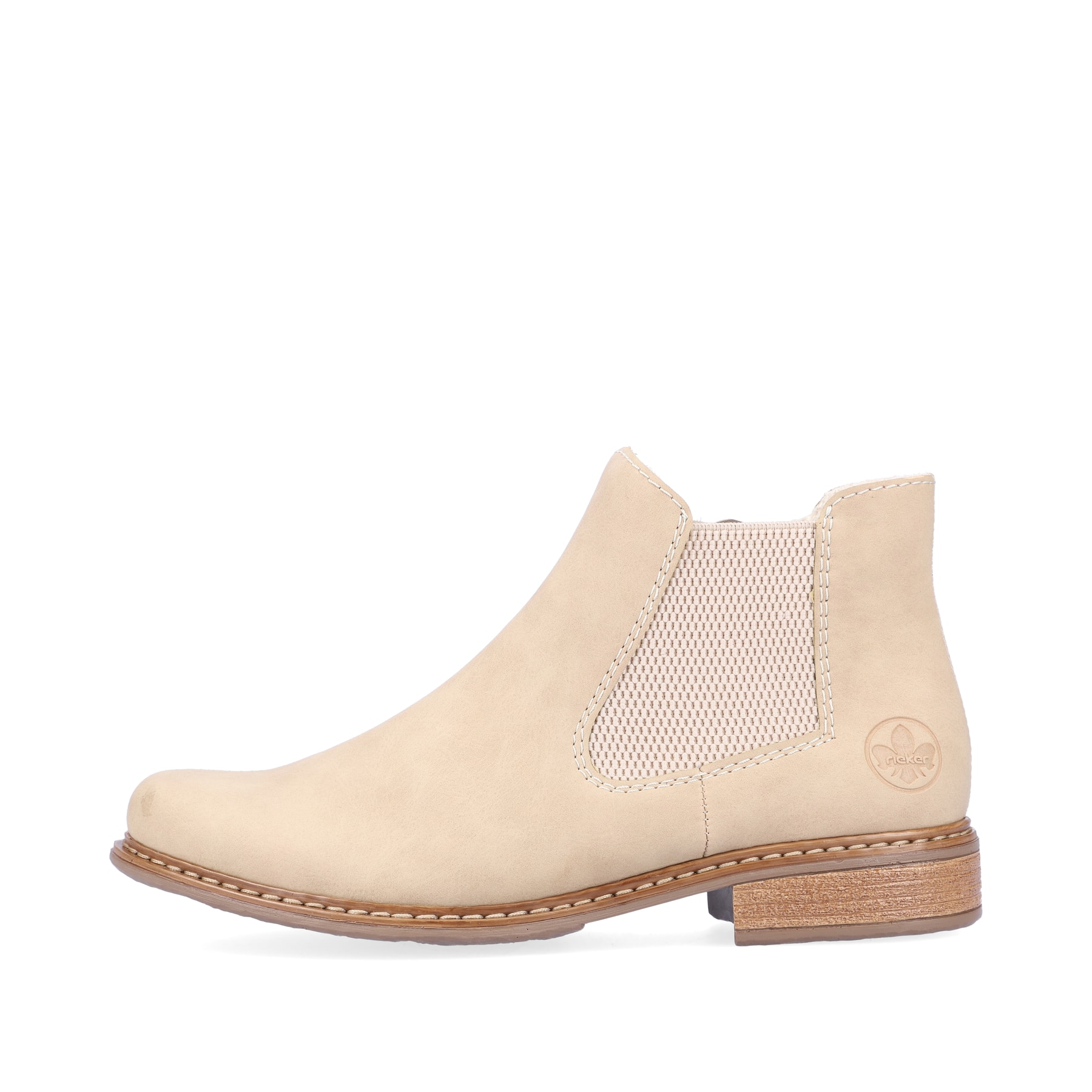 Rieker Damen Chelsea Boots sandbeige