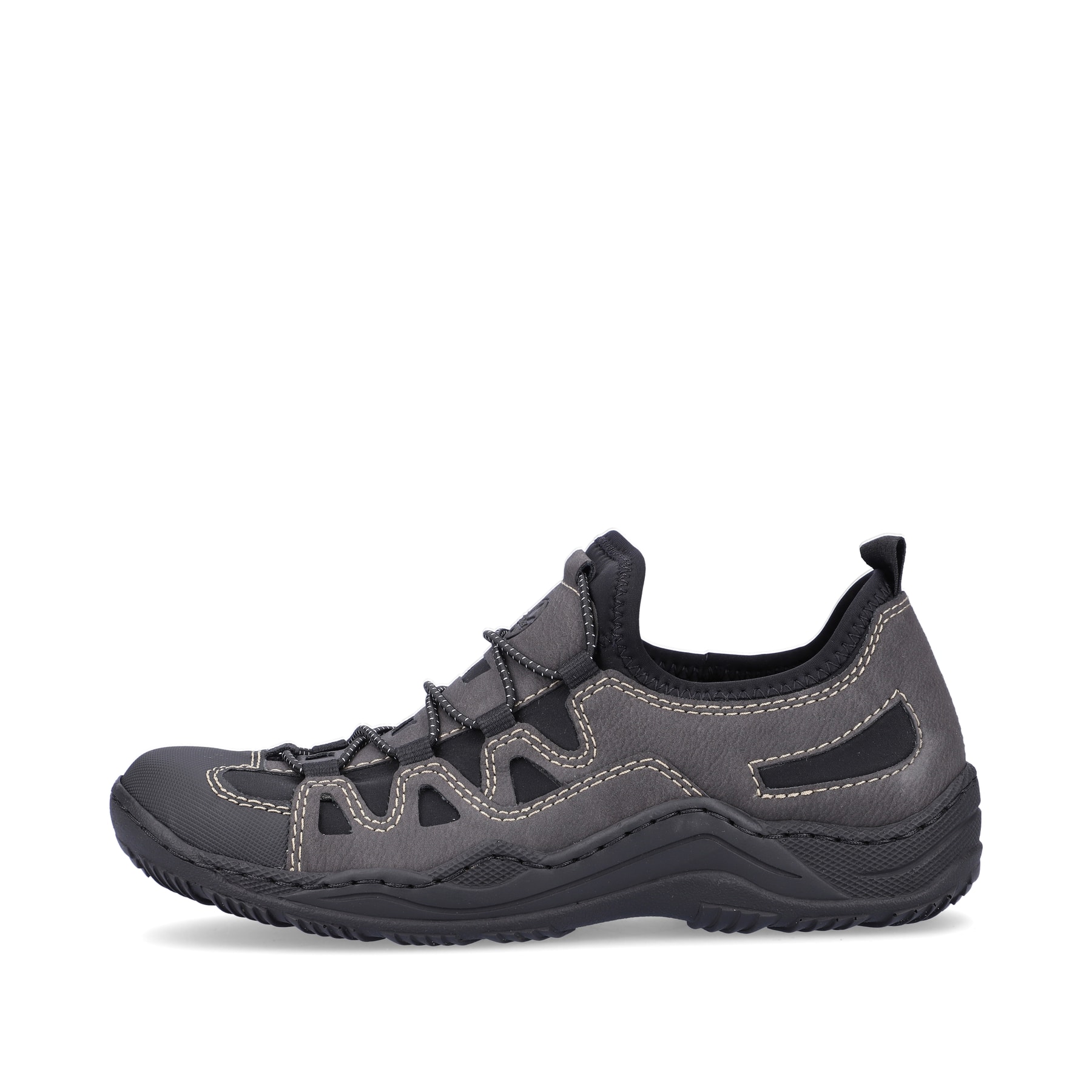 Rieker Damen Slipper granitgrau