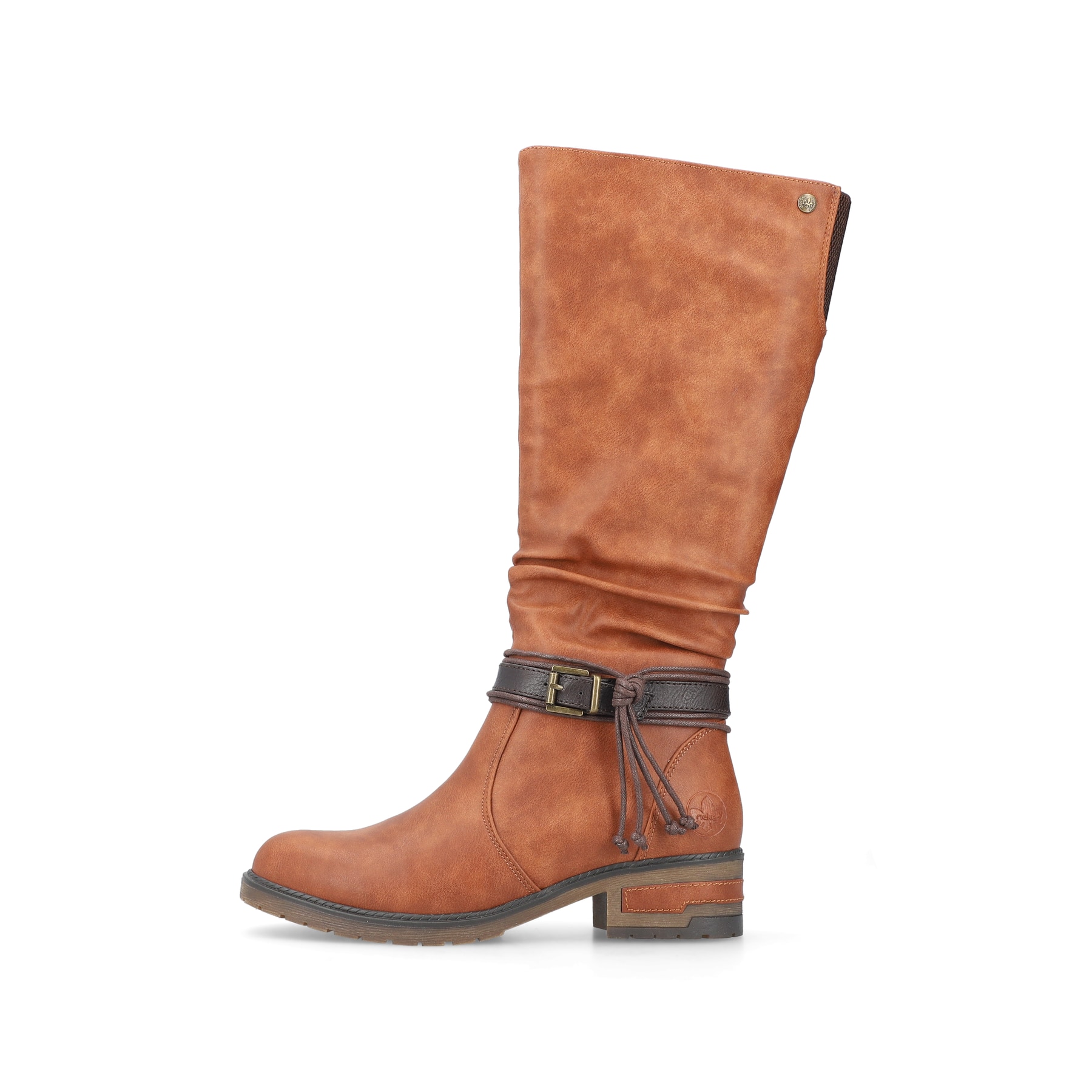 Rieker Damen Hochschaftstiefel nougatbraun