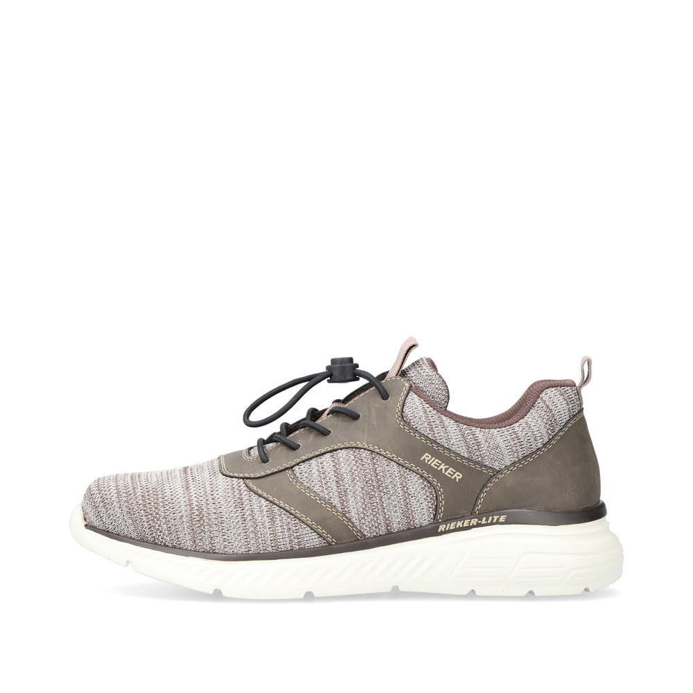Rieker Herren Slipper silbergrau