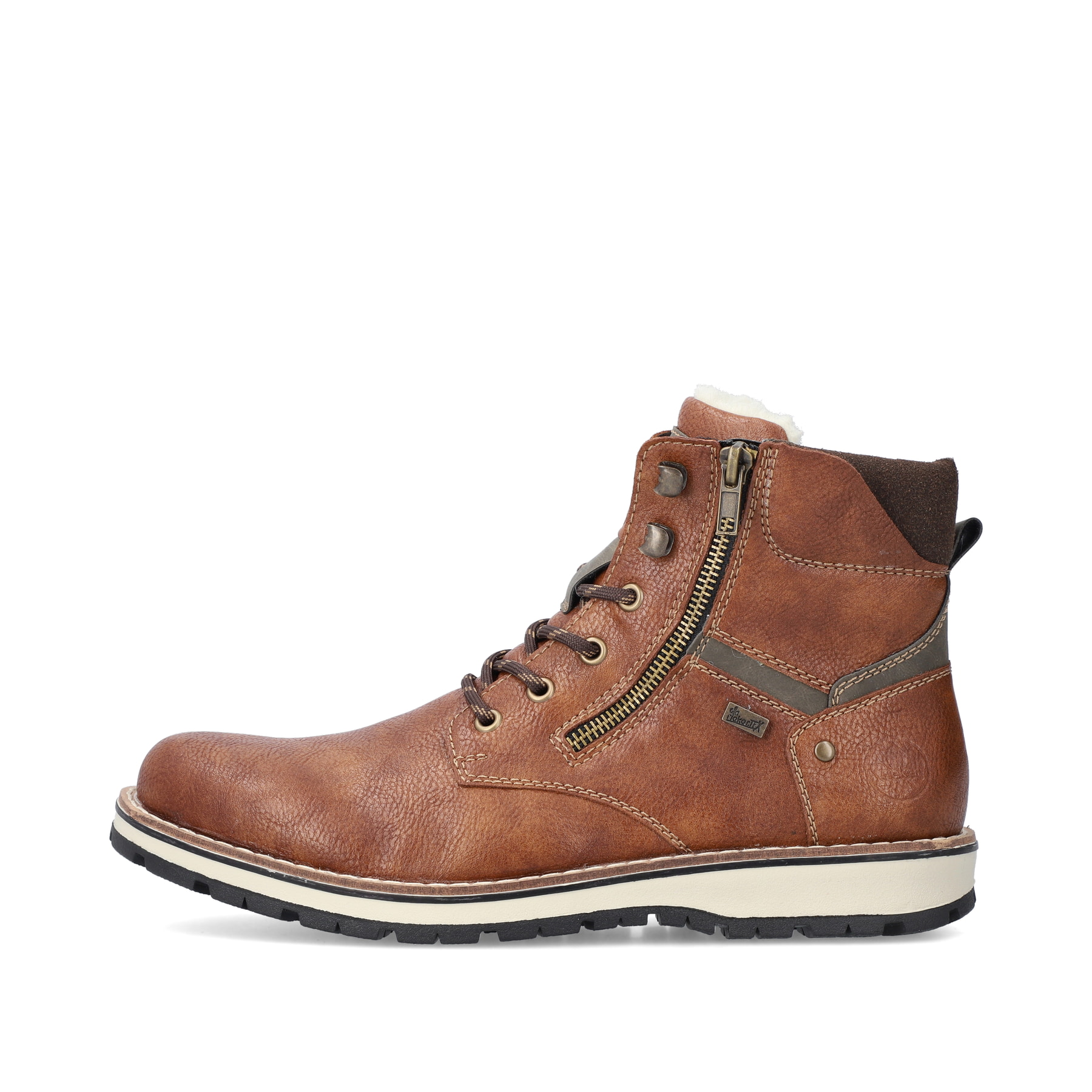 Rieker Herren Schnürstiefel karamellbraun