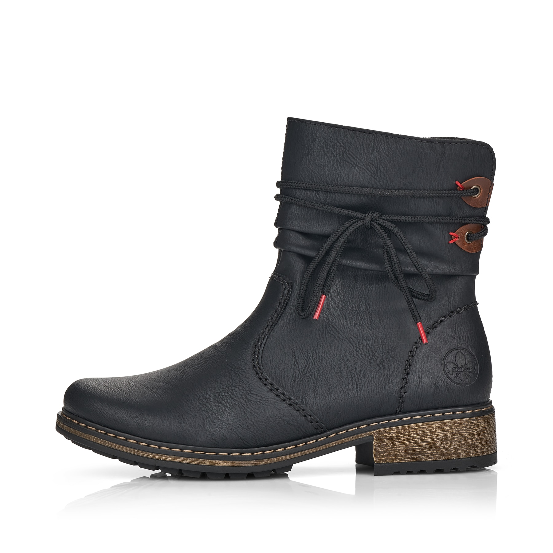 Rieker Damen Kurzstiefel tiefschwarz