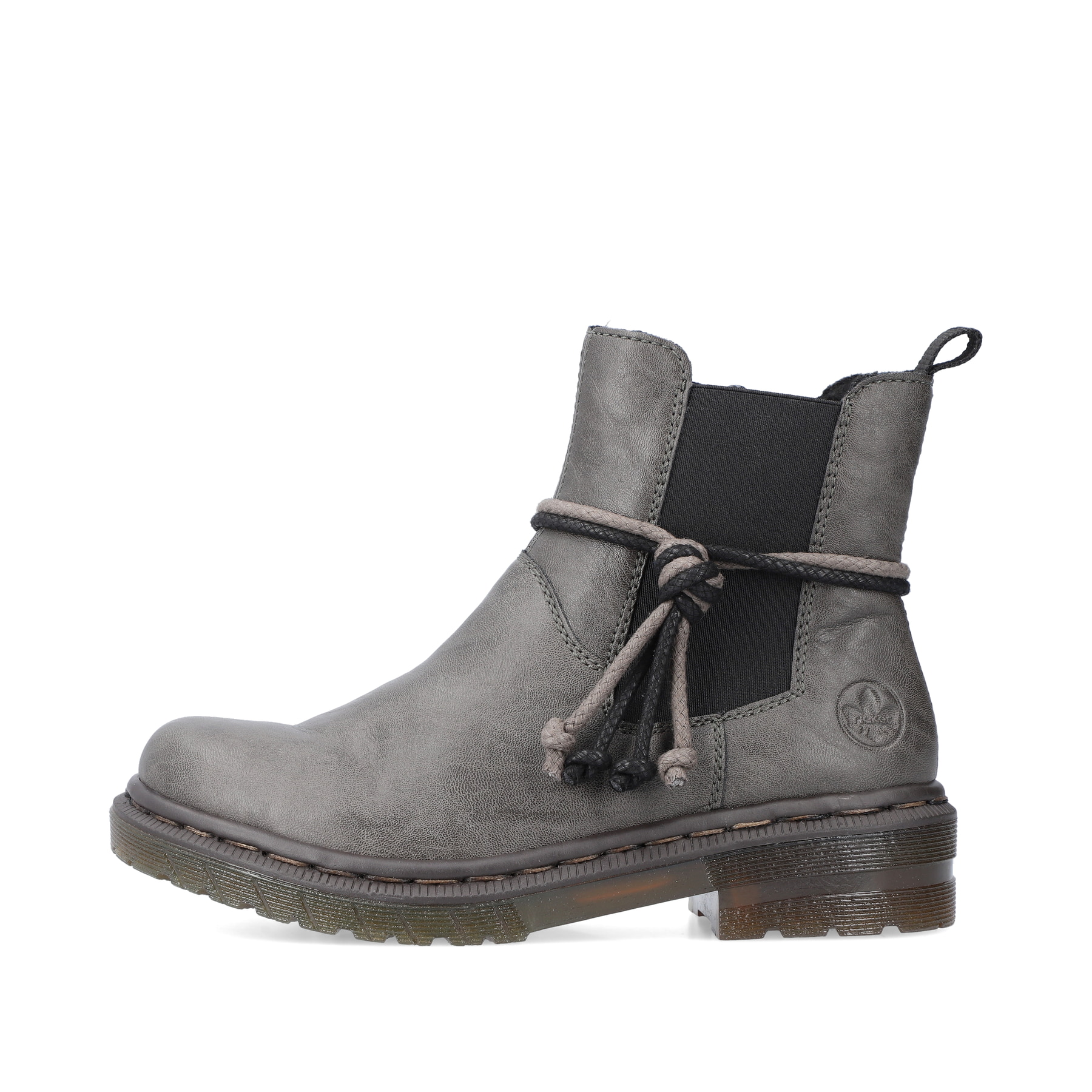 Rieker Damen Chelsea Boots silbergrau