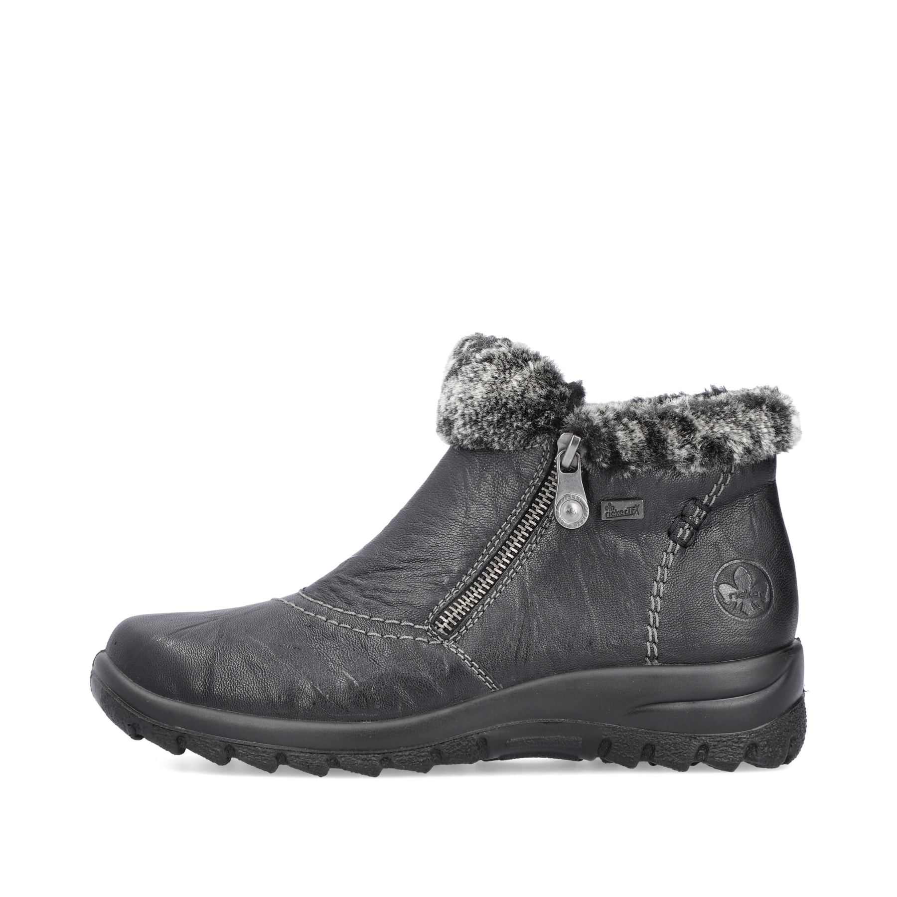 Rieker Damen Kurzstiefel tiefschwarz