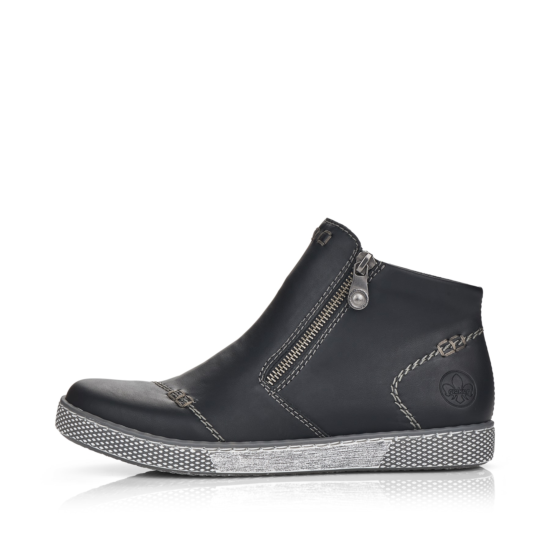 Rieker Damen Kurzstiefel tiefschwarz