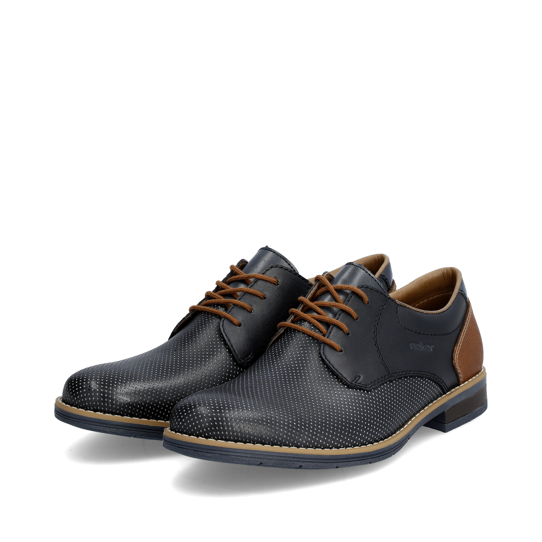 Rieker Herren Schnürschuhe marineblau