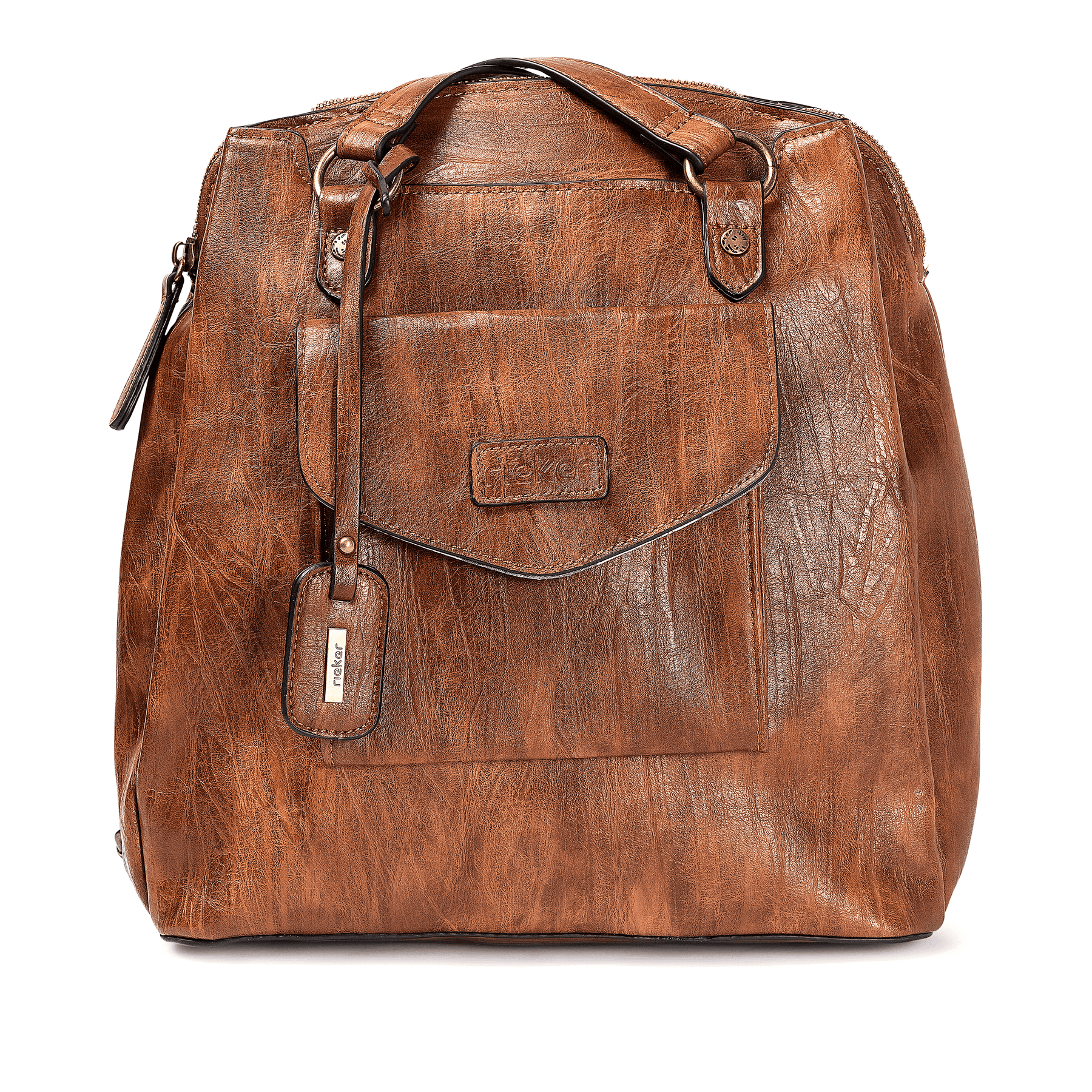 Rieker Damen Rucksack kaffeebraun