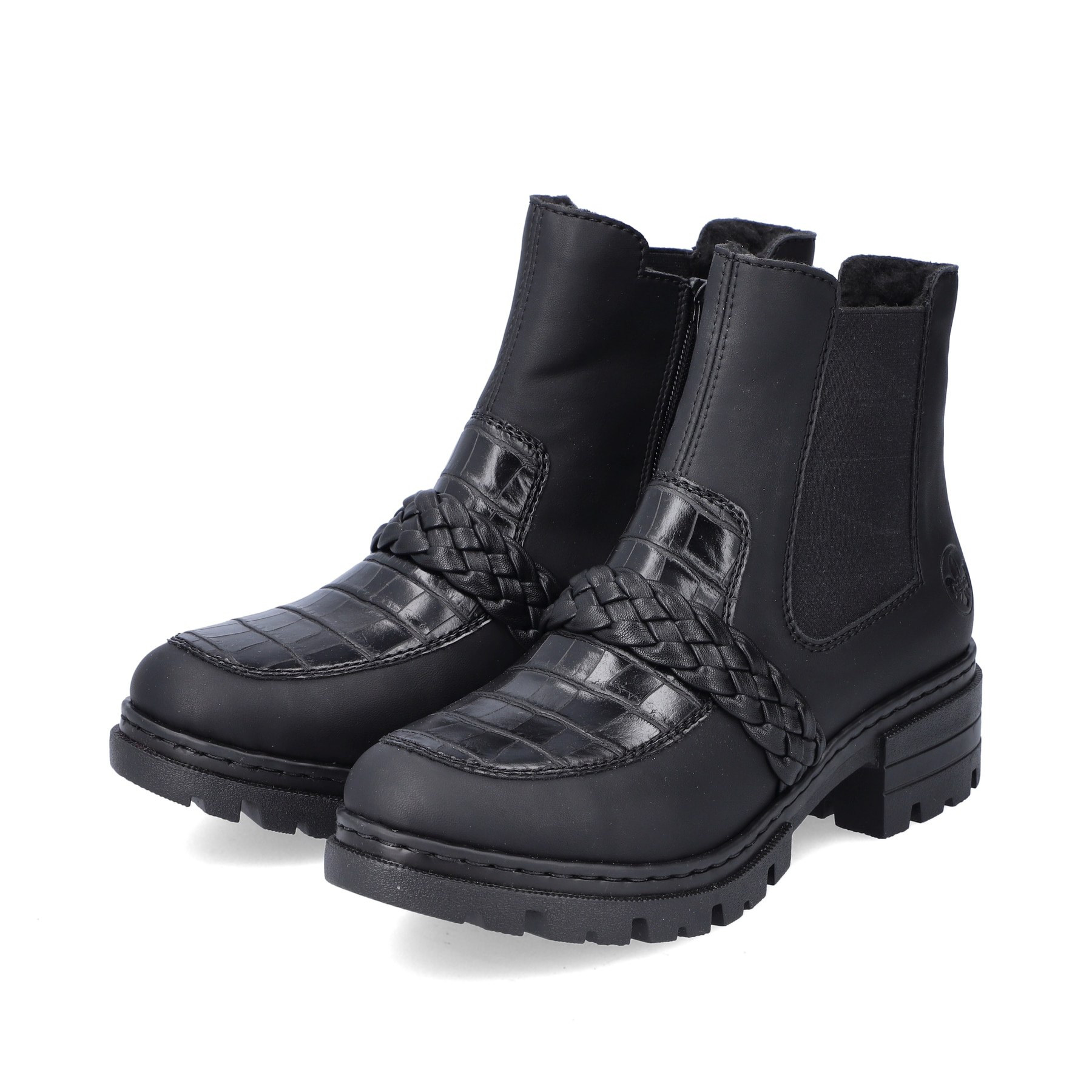 Rieker Damen Chelsea Boots nachtschwarz