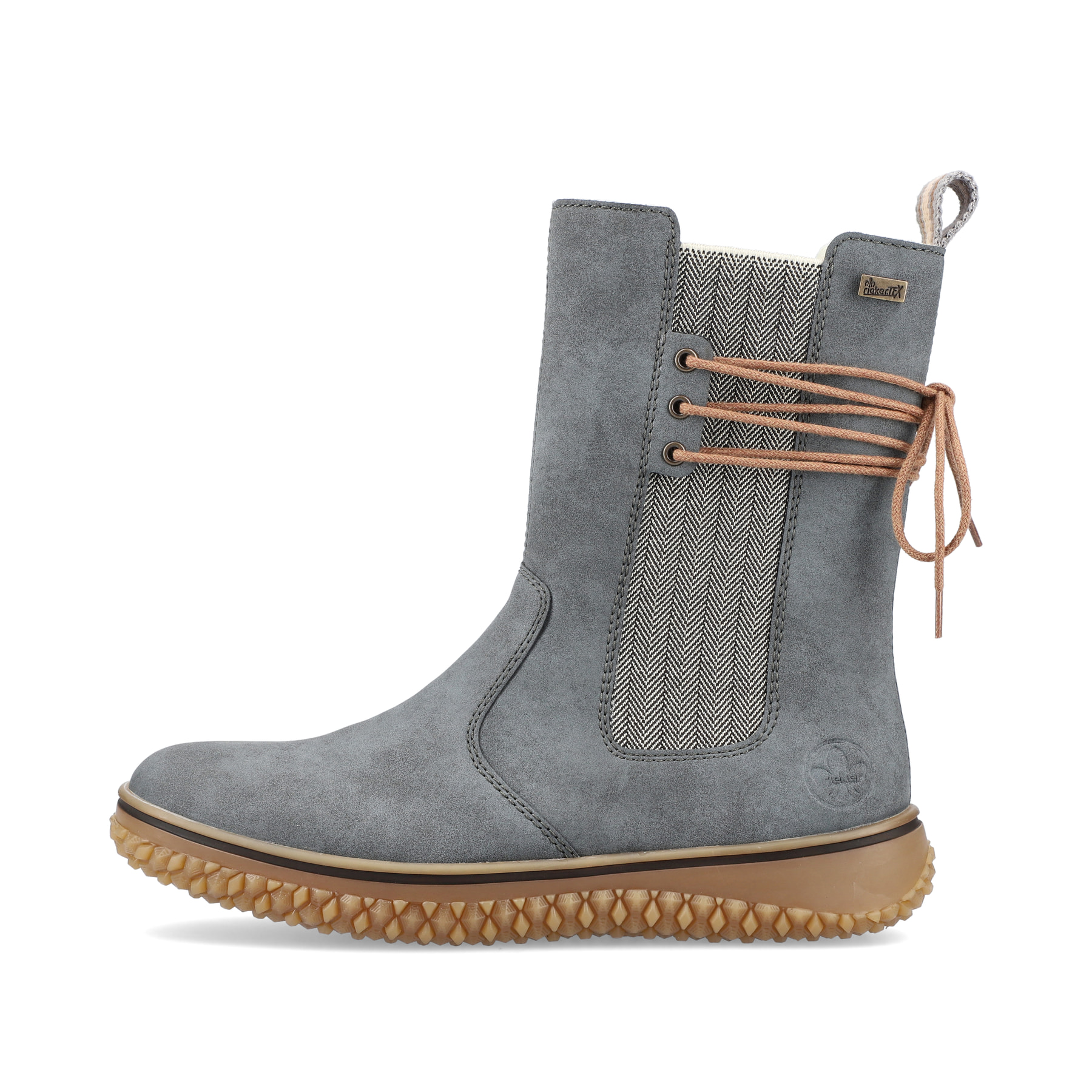 Rieker Damen Chelsea Boots blaugrau