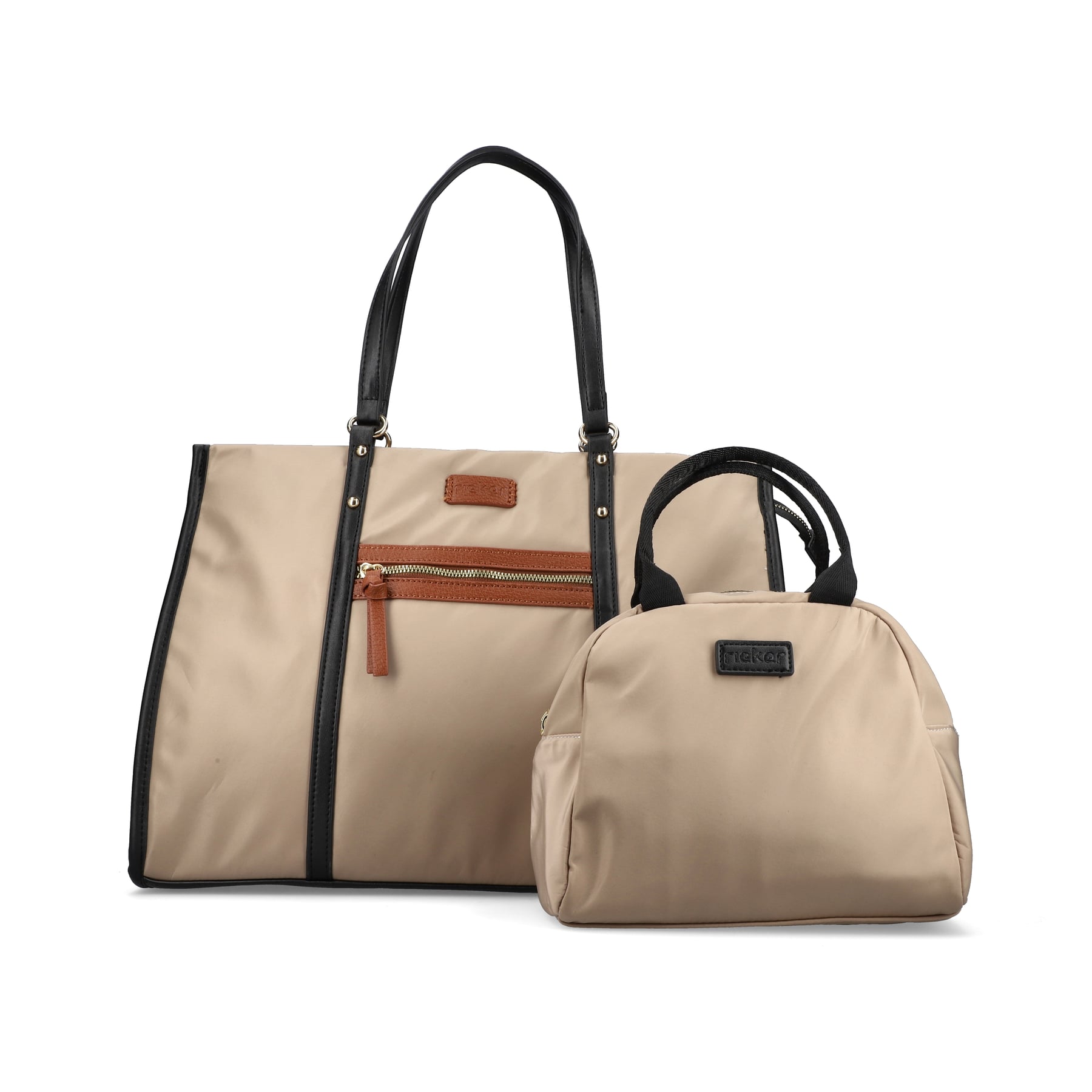 Rieker Damen Shopper sandbeige