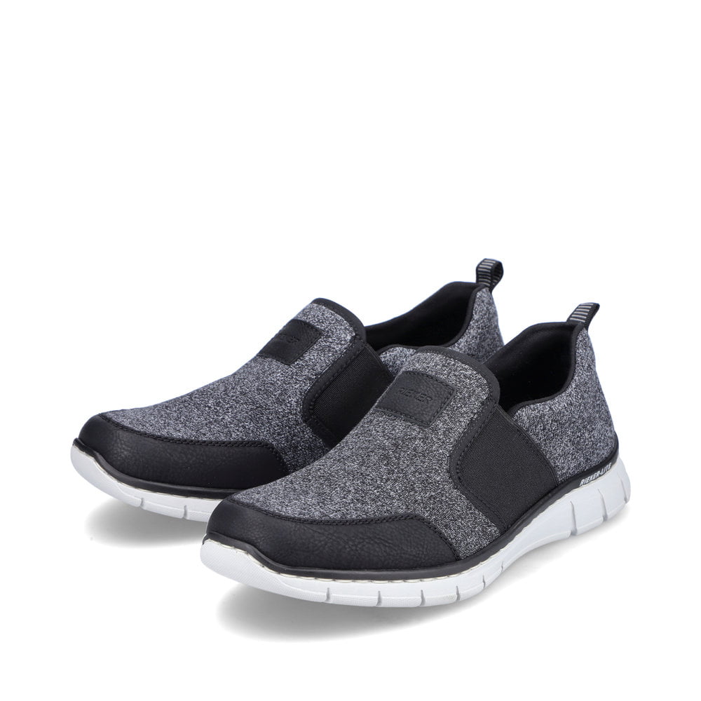 Rieker Herren Slipper mondgrau