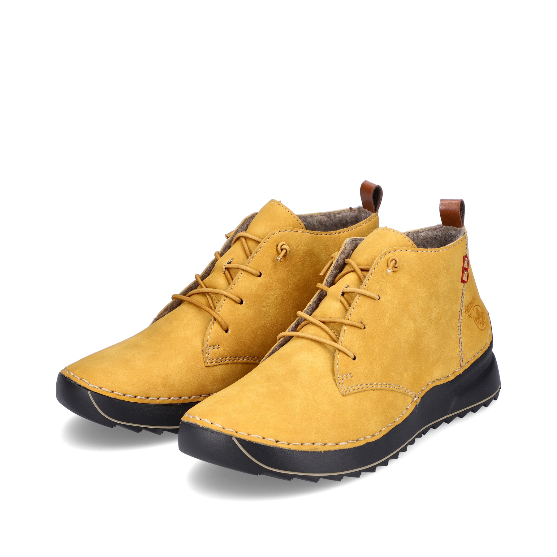 Rieker Damen Schnürschuhe sonnengelb