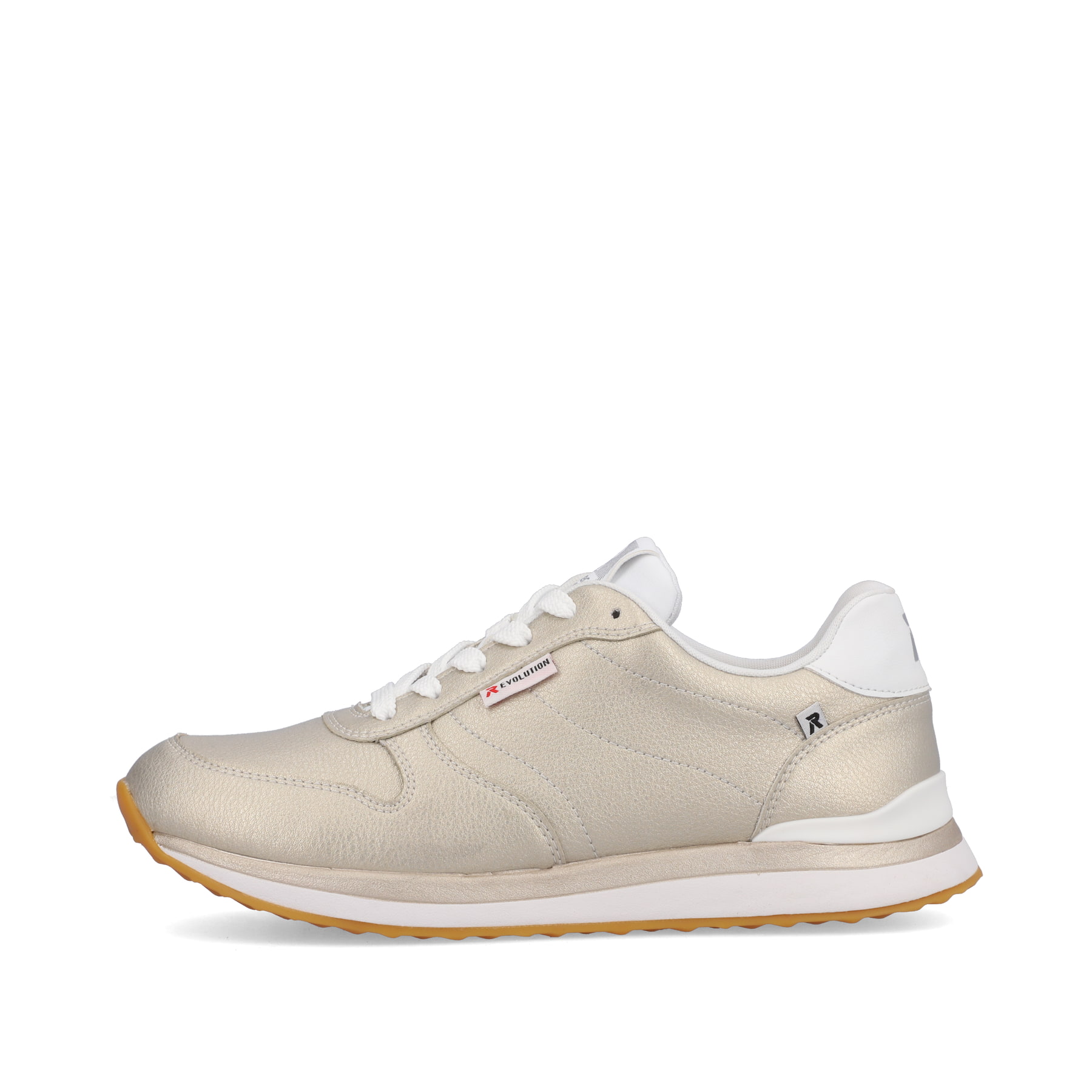 Rieker EVOLUTION Damen Sneaker champagner metallic