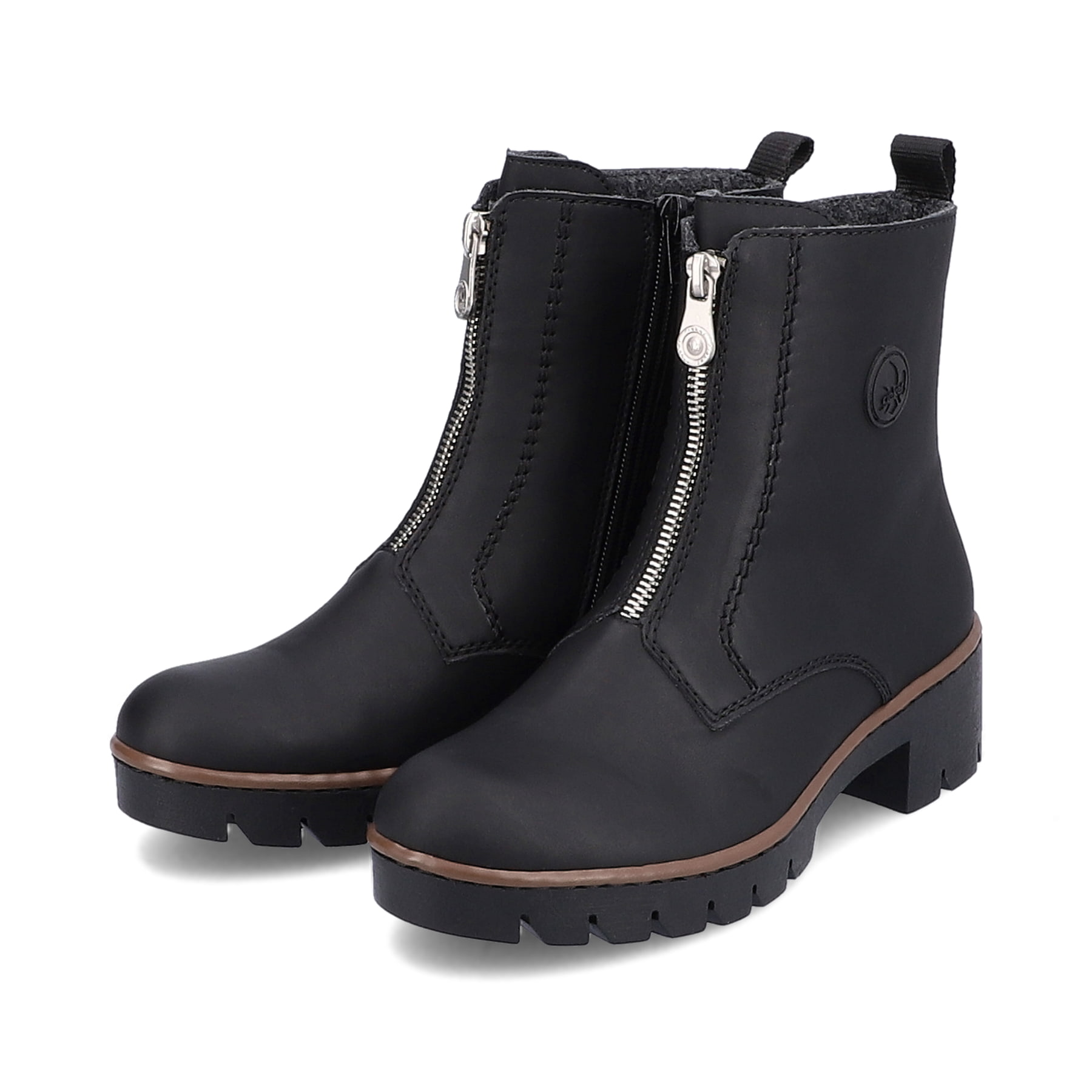 Rieker Damen Kurzstiefel tiefschwarz