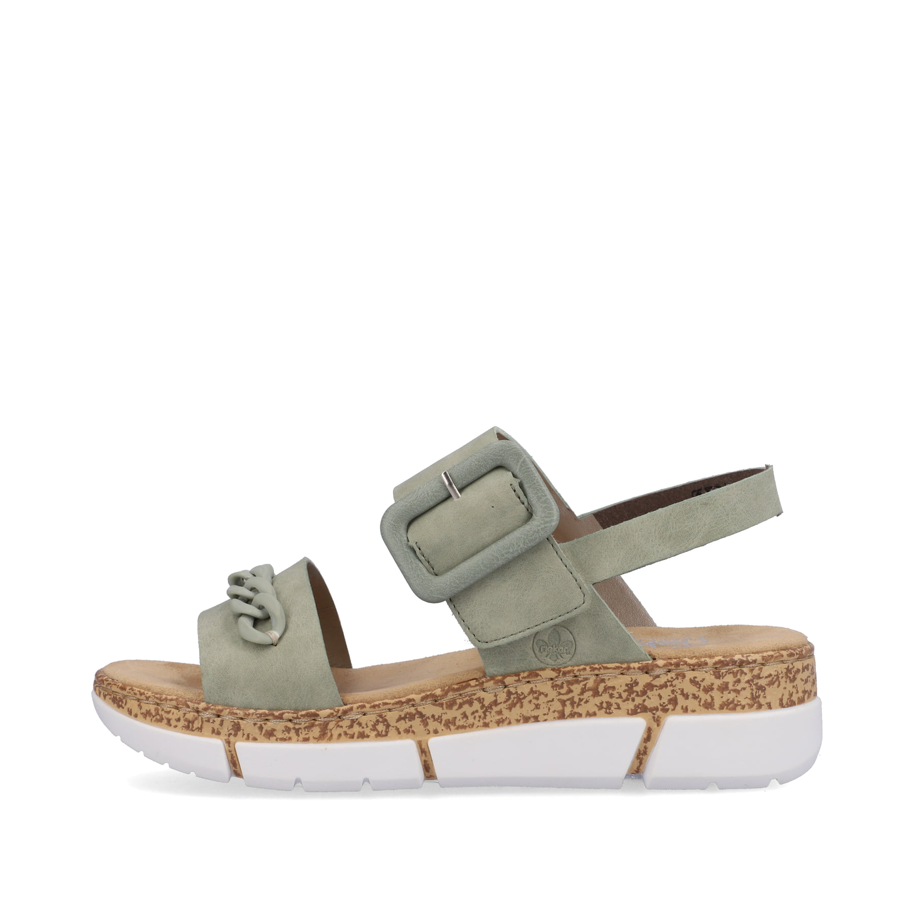 Rieker Damen Riemchensandalen mintgrün