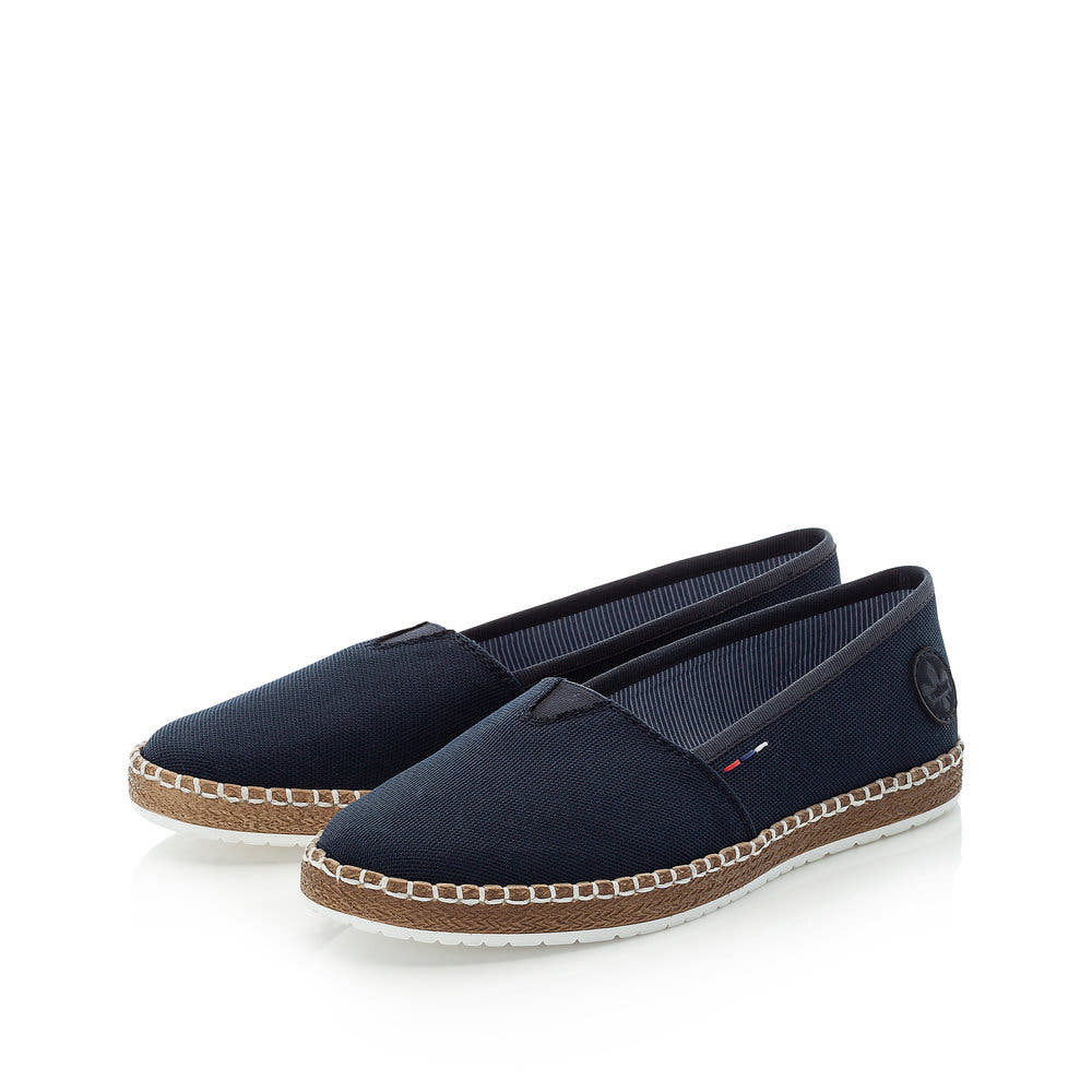 Rieker Damen Ballerinas marineblau