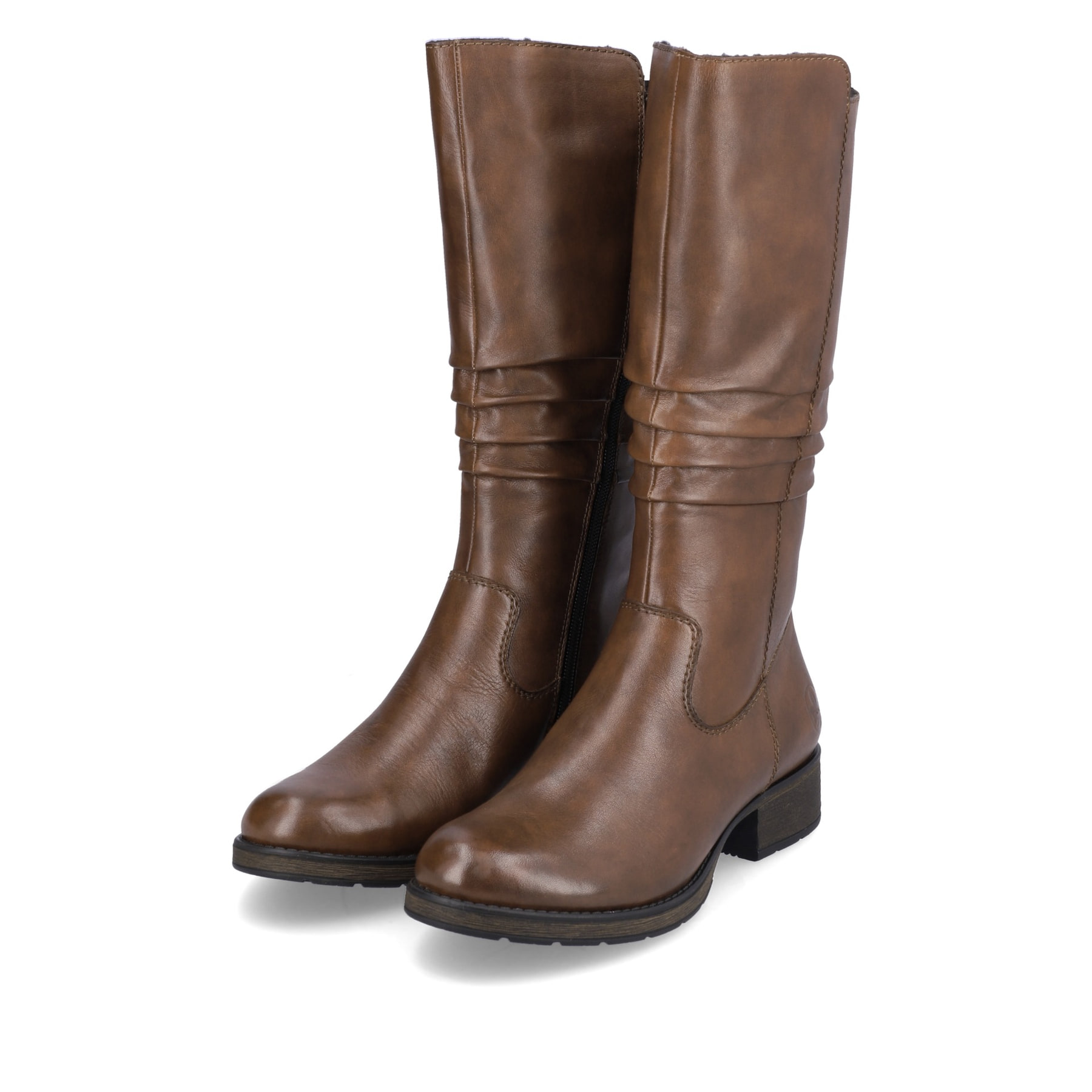 Rieker Damen Hochschaftstiefel kaffeebraun
