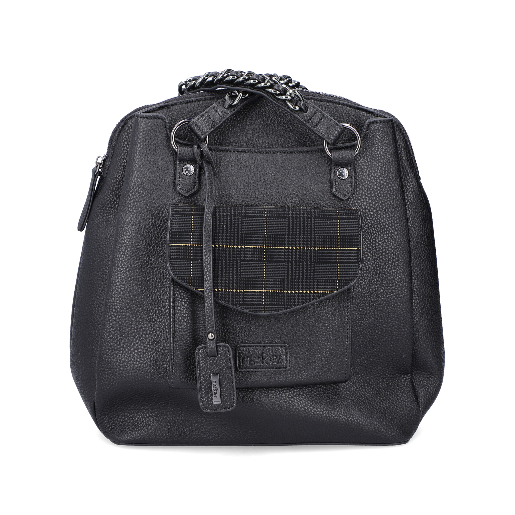 Rieker Damen Rucksack tiefschwarz