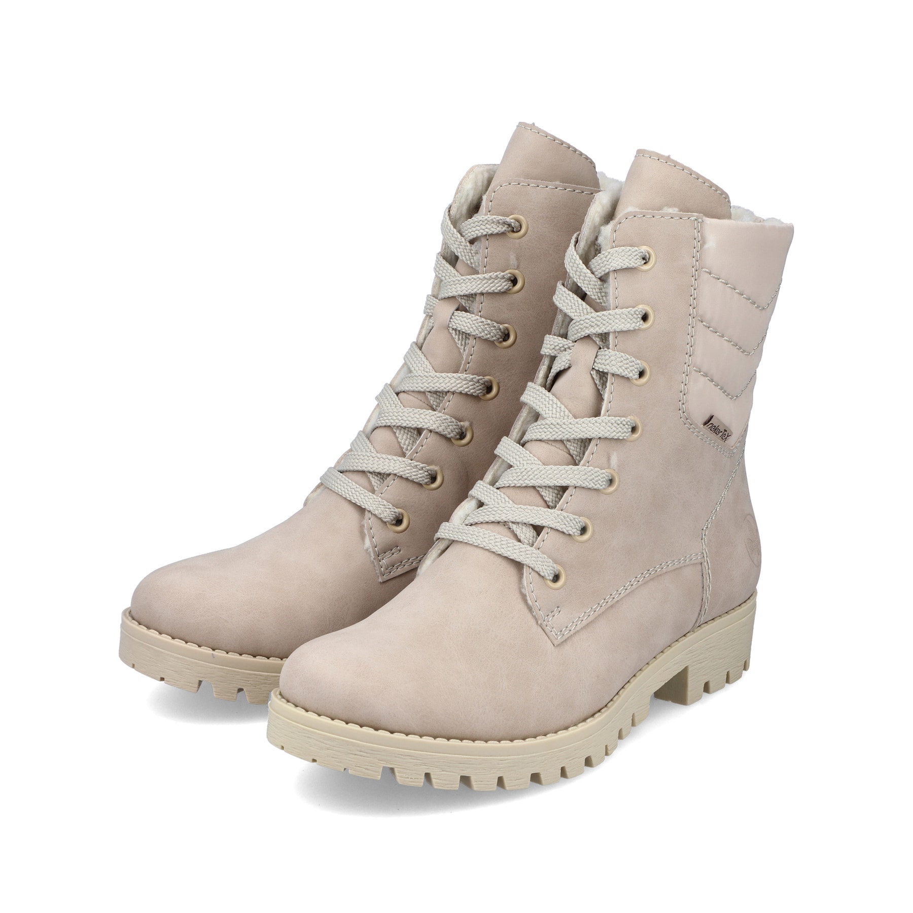 Rieker Damen Biker Boots champagner