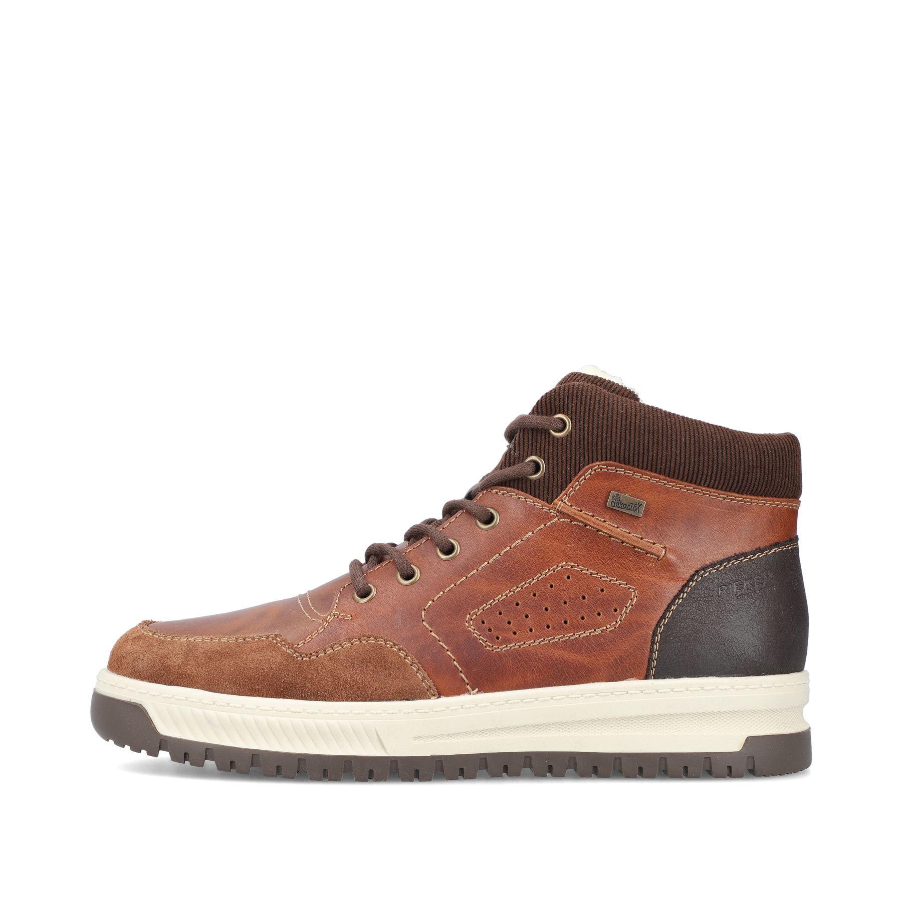 Rieker Herren Schnürstiefel fuchsbraun