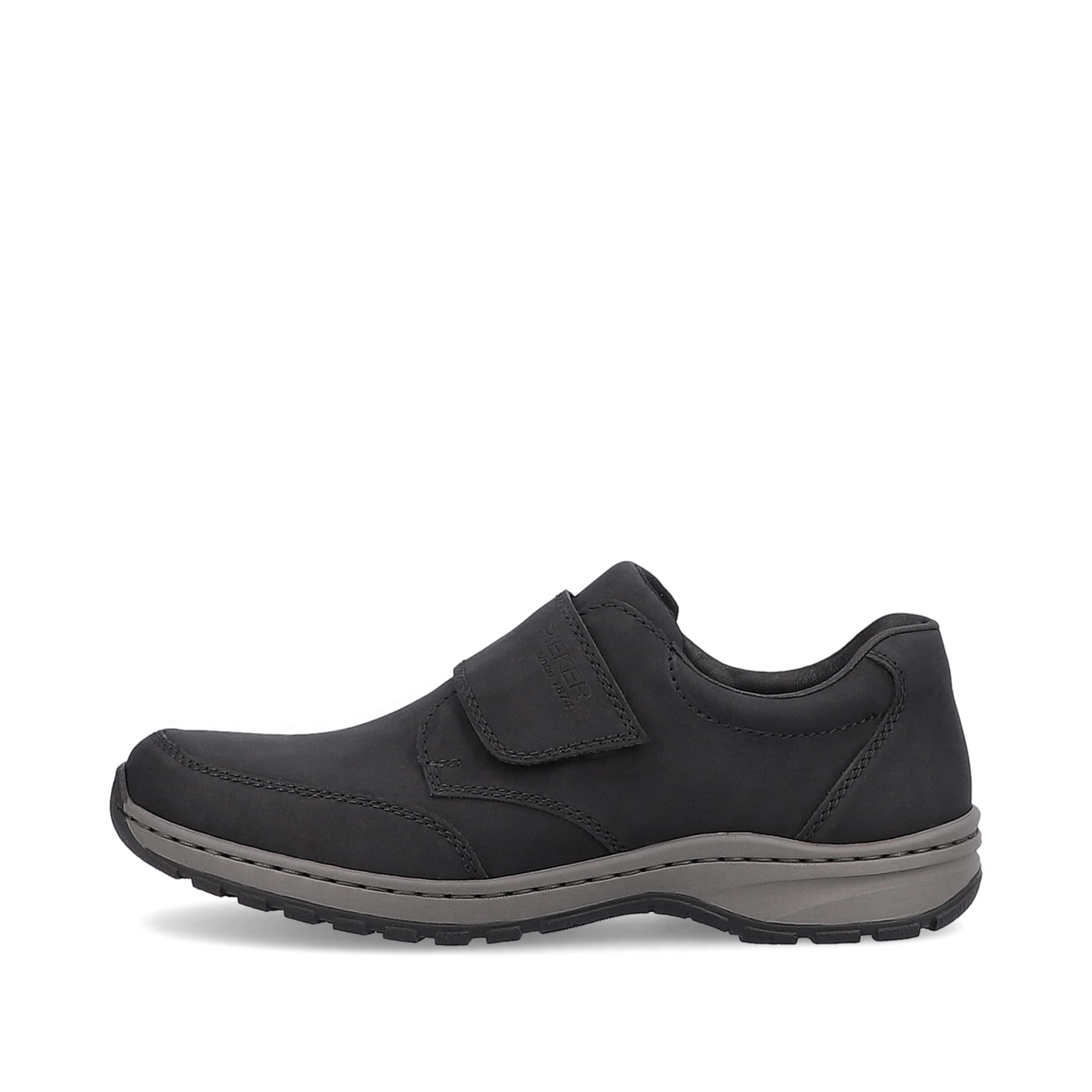 Rieker Herren Slipper graphitschwarz