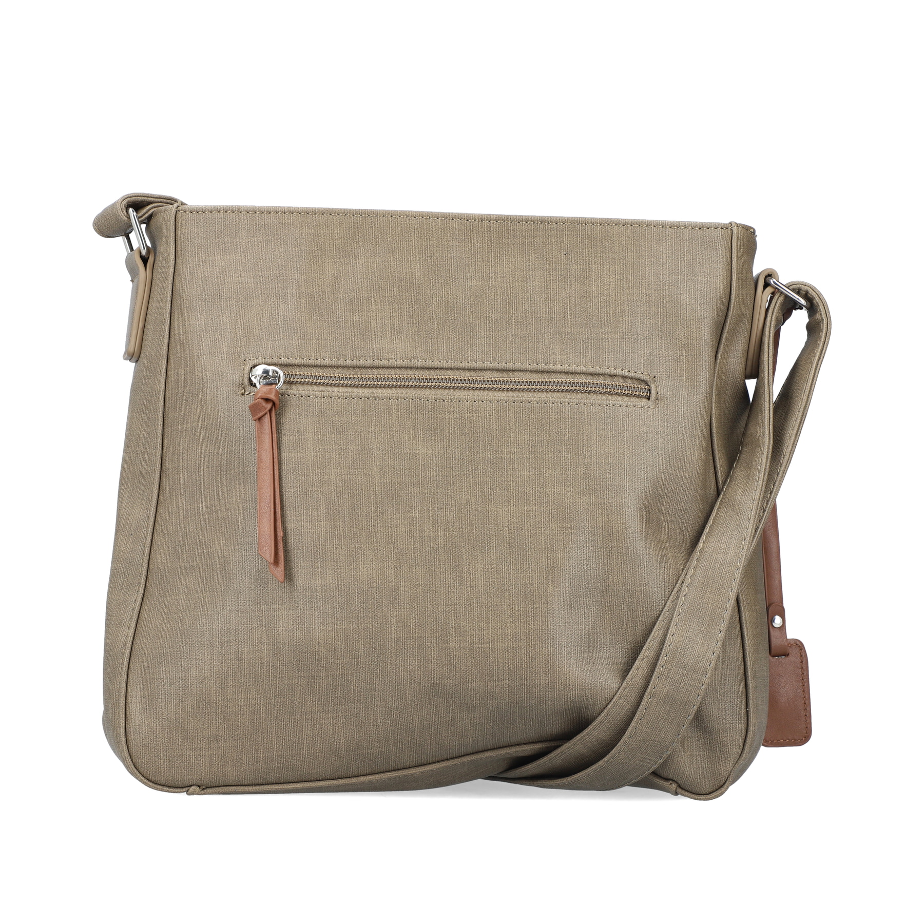 Rieker Damen Handtasche graubeige-nougatbraun