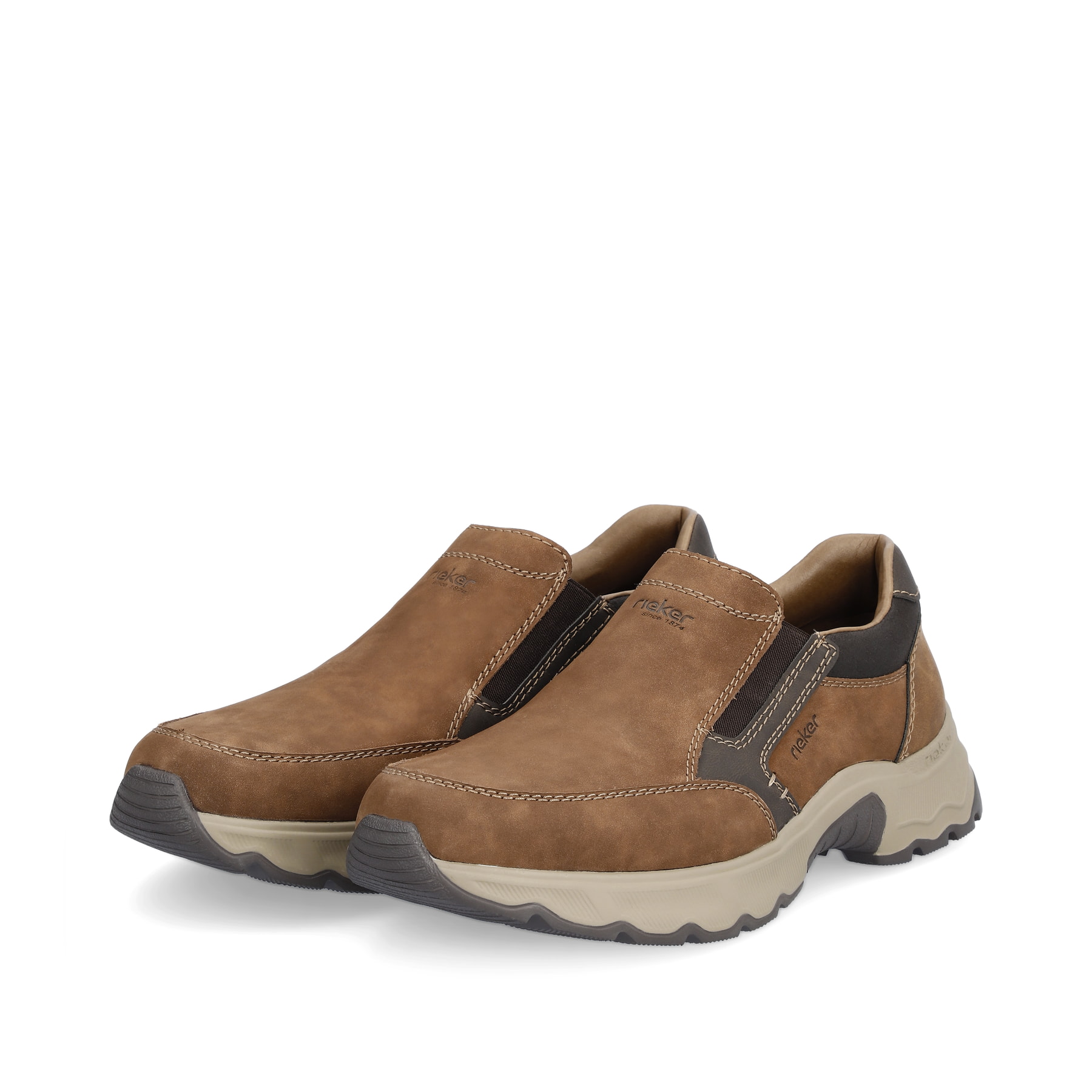 Rieker Herren Slipper holzbraun