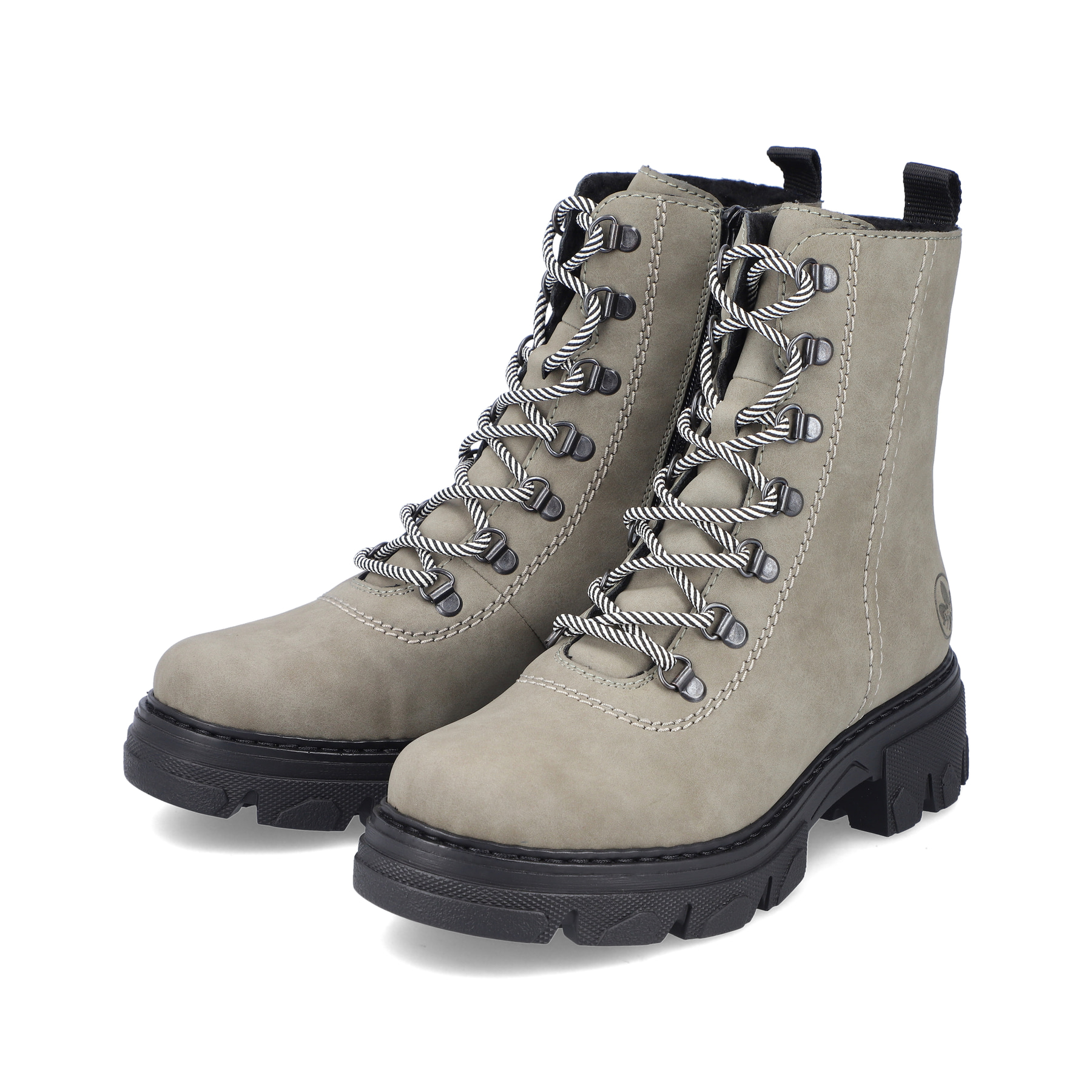 Rieker Damen Biker Boots mintgrün