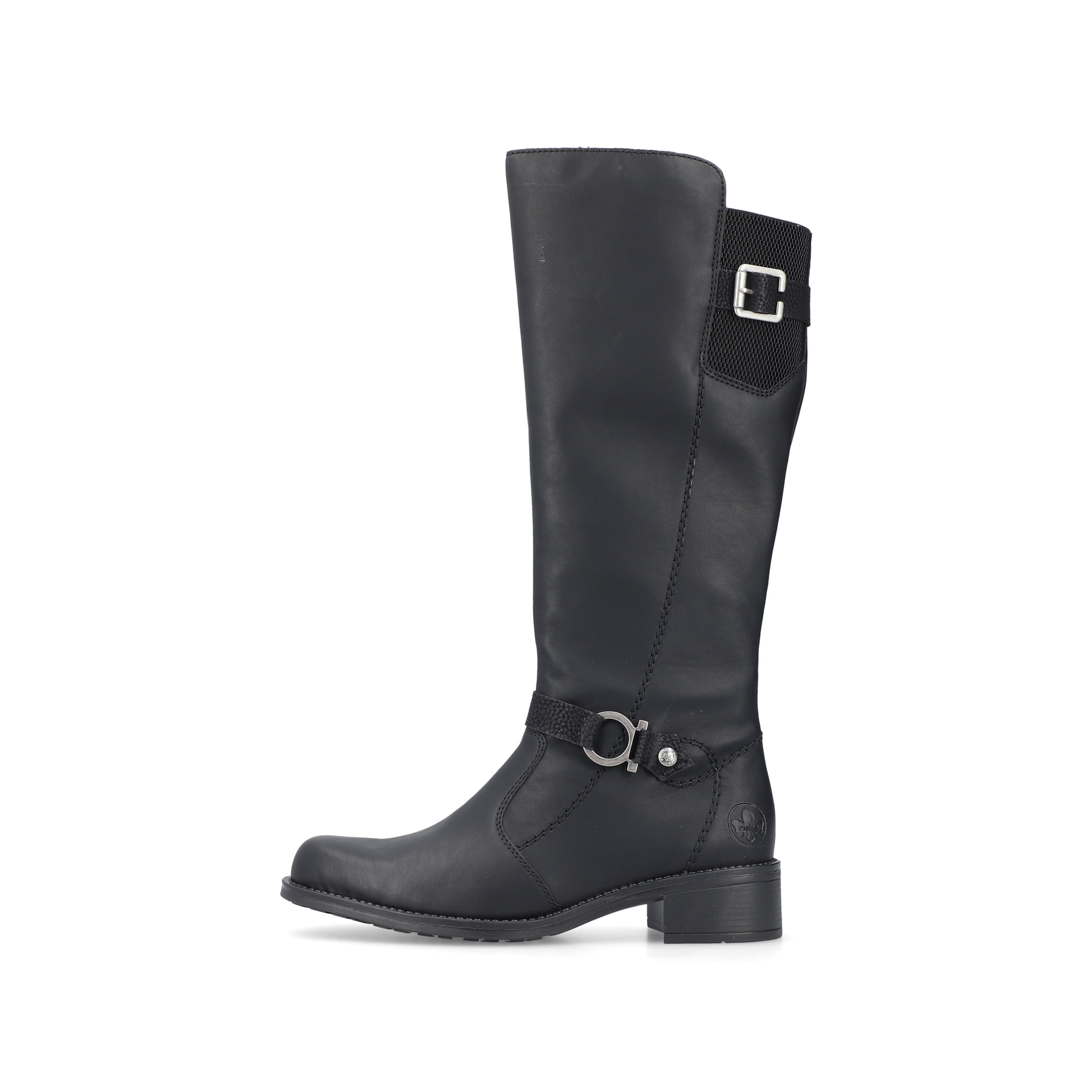 Rieker Damen Hochschaftstiefel nachtschwarz