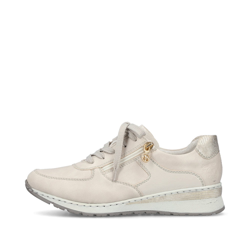 Rieker Damen Sneaker by Rieker cremeweiß