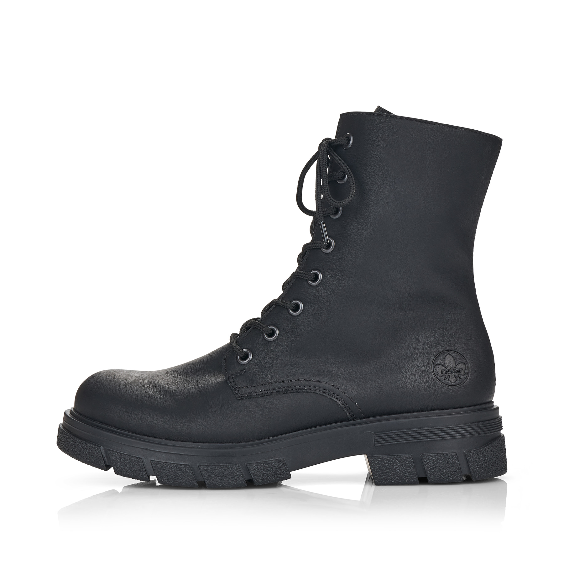 Rieker Damen Biker Boots tiefschwarz