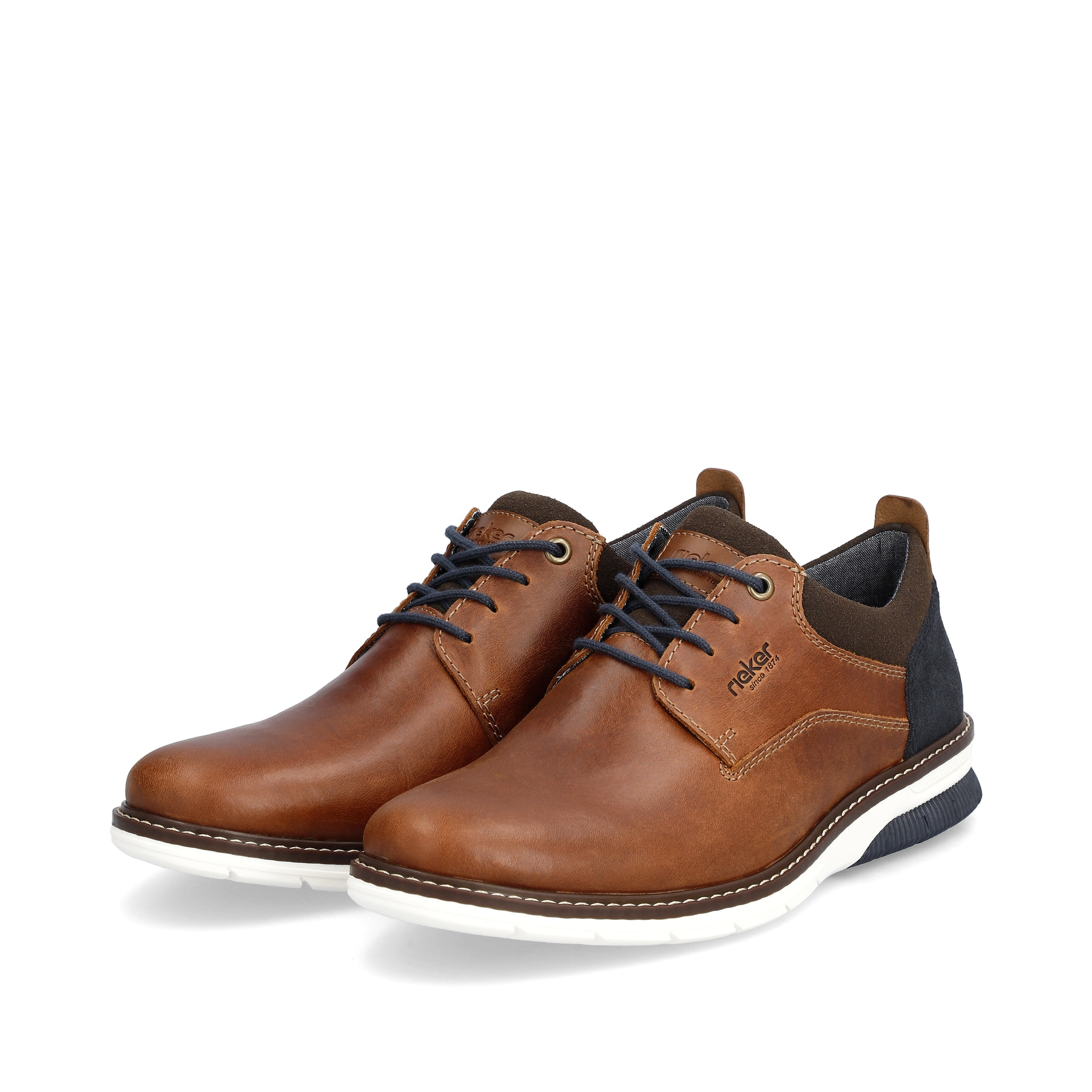 Rieker Herren Schnürschuhe holzbraun