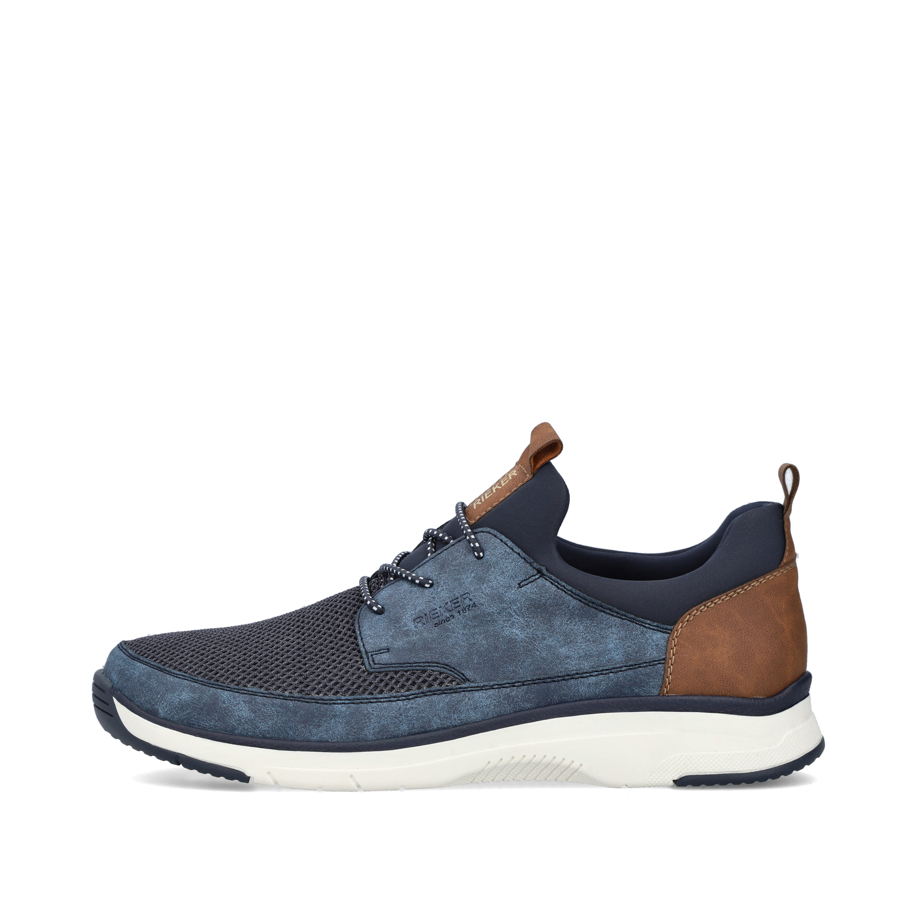 Rieker Herren Slipper ozeanblau