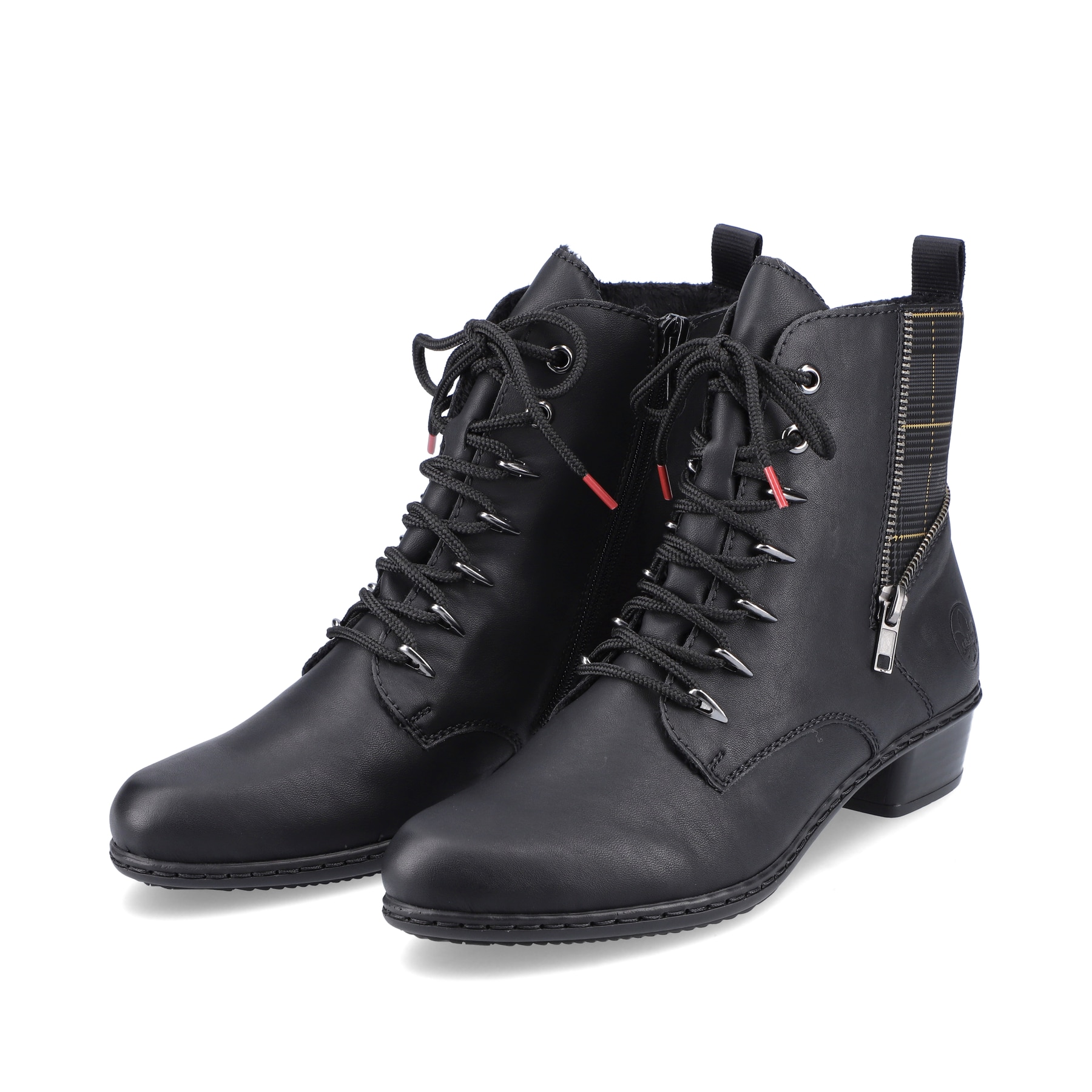 Rieker Damen Stiefeletten tiefschwarz