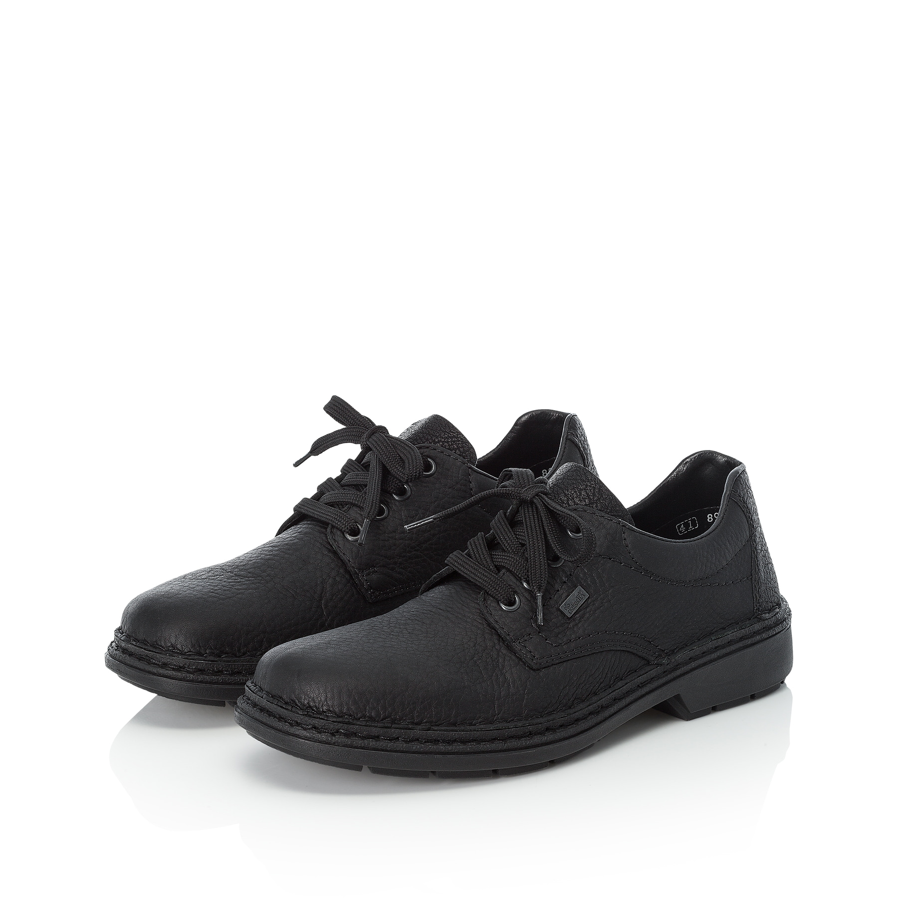 Rieker Herren Schnürschuhe tiefschwarz