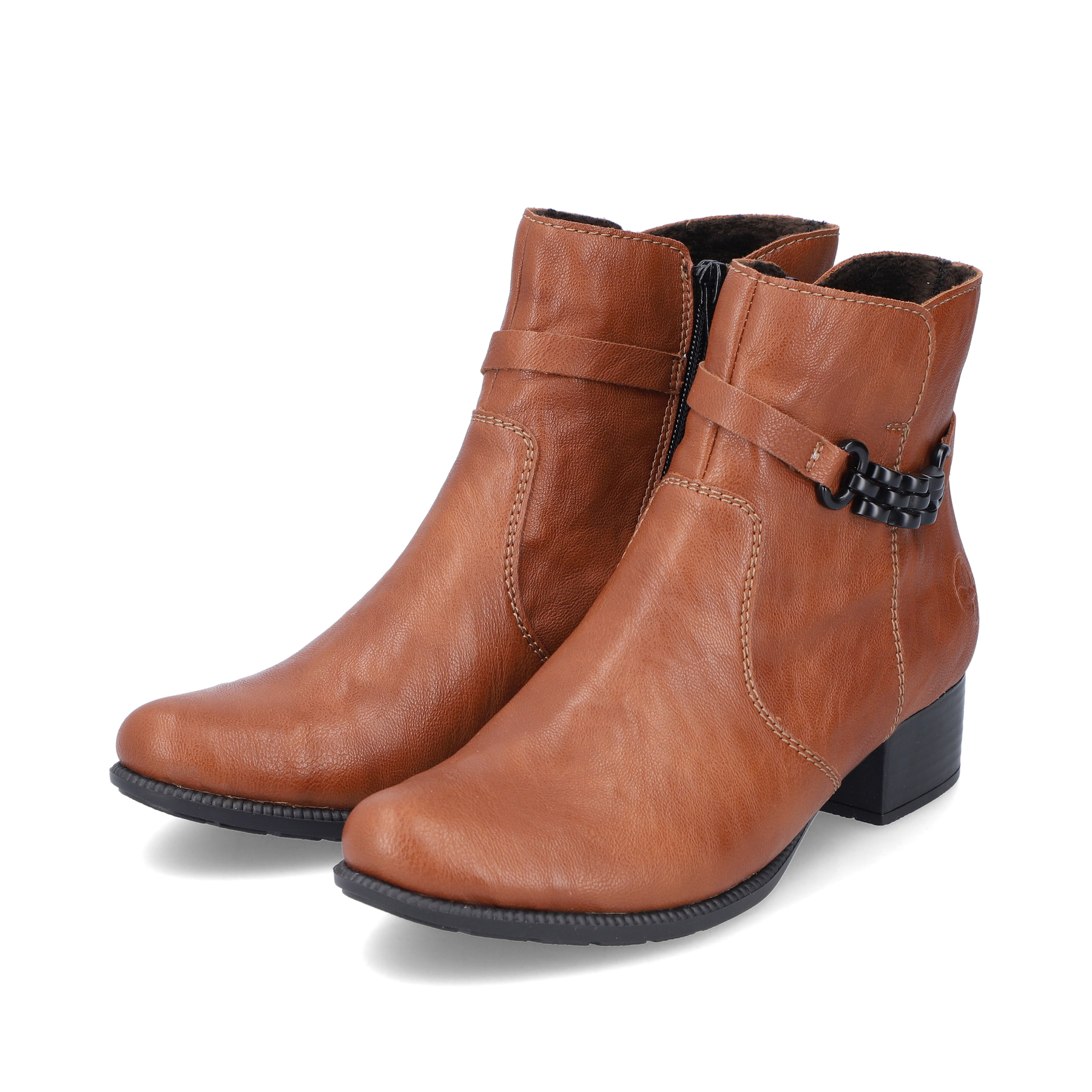 Rieker Damen Stiefeletten fuchsbraun