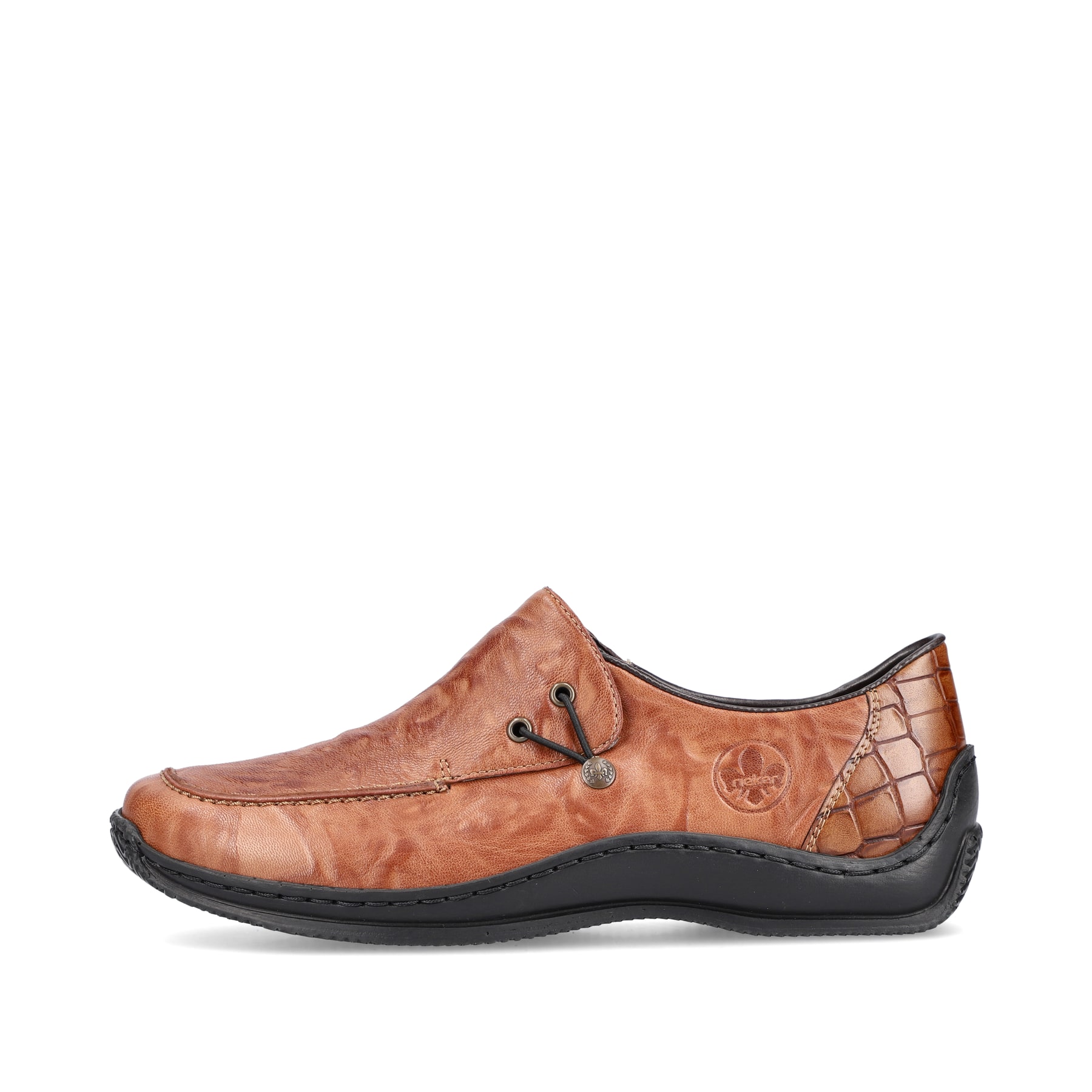 Rieker Damen Slipper karamellbraun