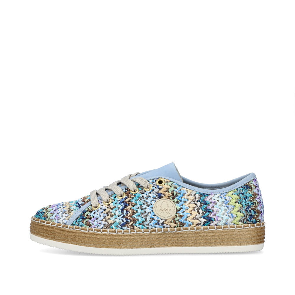 Rieker Damen Sneaker by Rieker multi-himmelblau