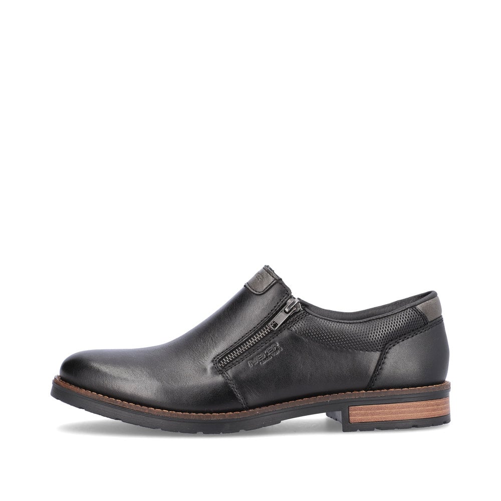 Rieker Herren Slipper nachtschwarz
