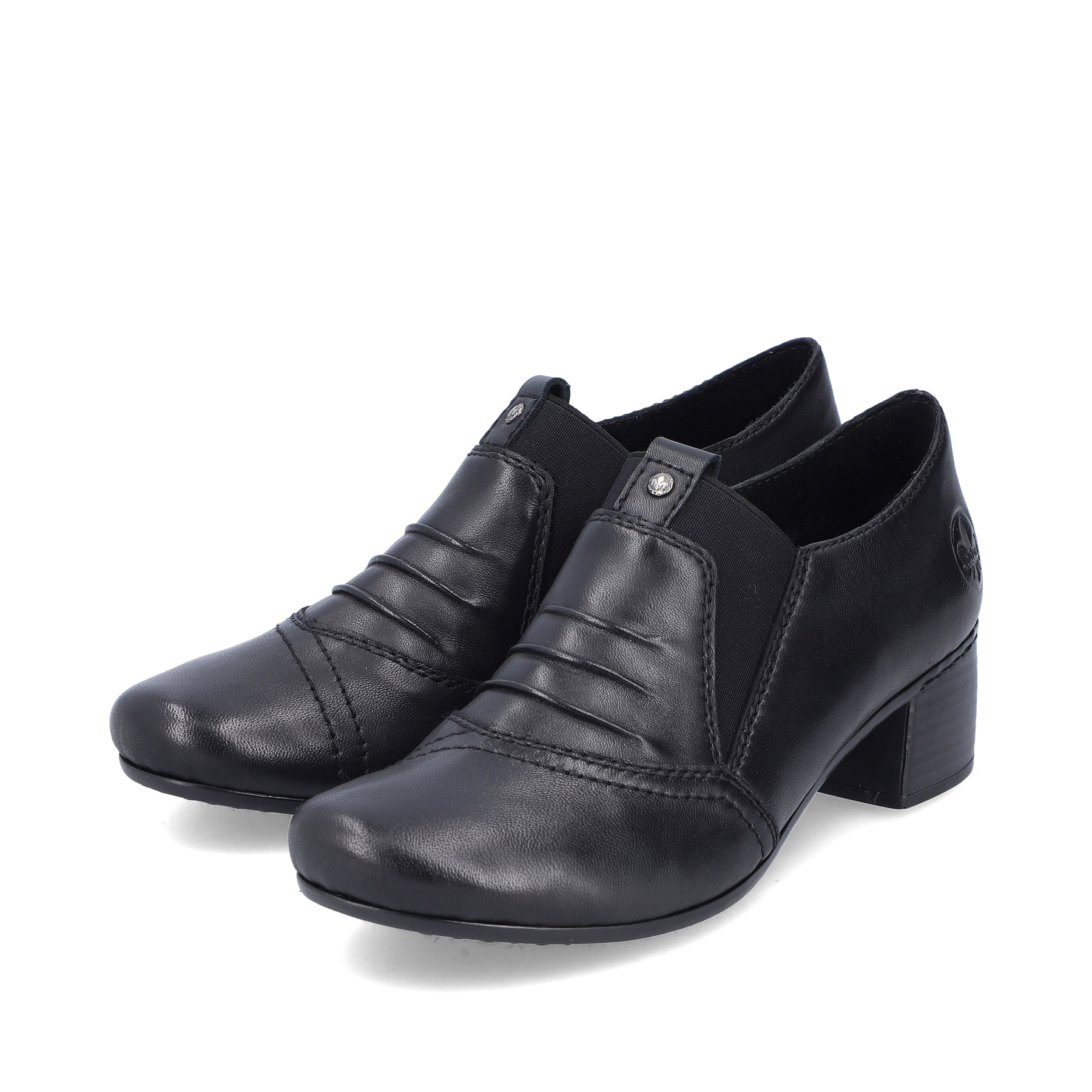 Rieker Damen Slipper tiefschwarz