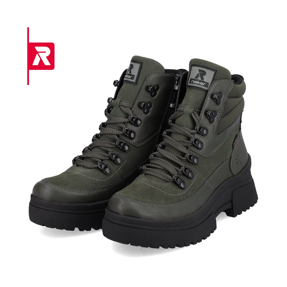 Rieker EVOLUTION Damen Stiefel army-green black