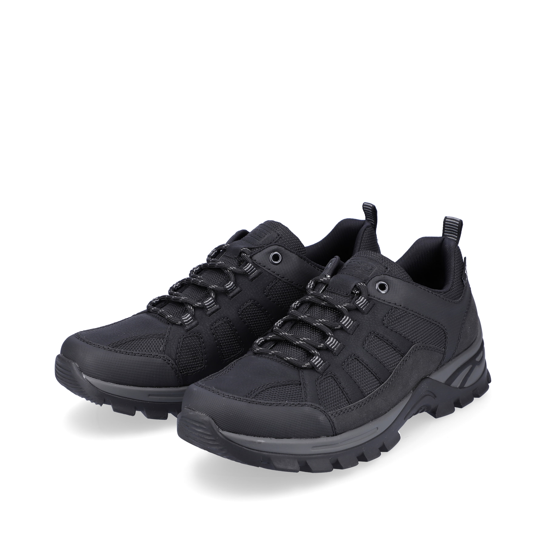 Rieker Herren Schnürschuhe tiefschwarz