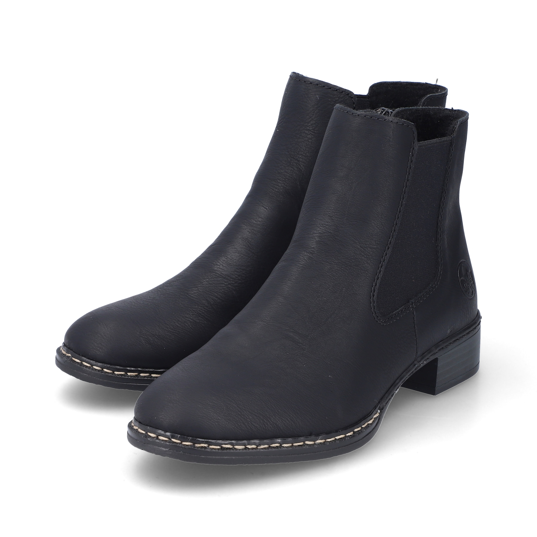 Rieker Damen Chelsea Boots nachtschwarz