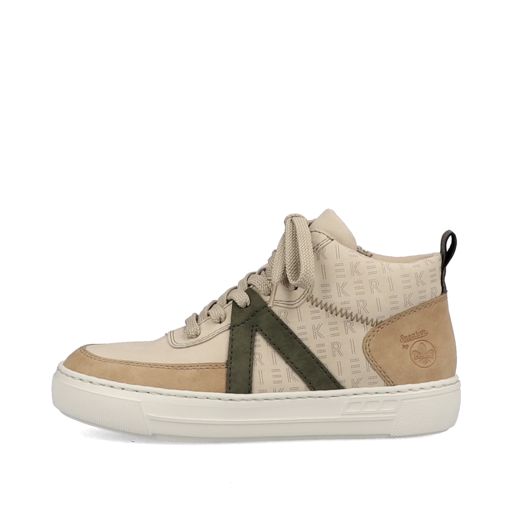 Rieker Damen Sneaker by Rieker cremebeige-khakigrün