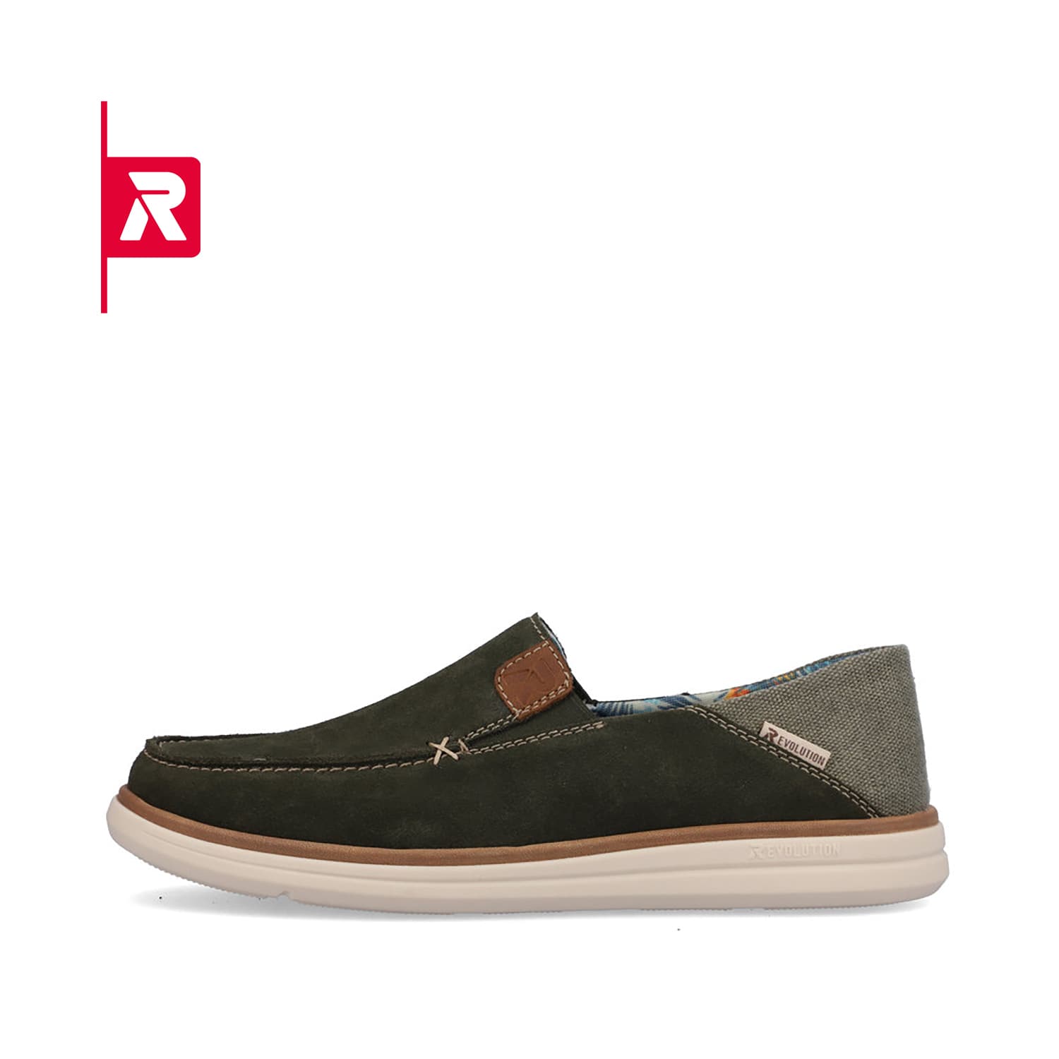 Rieker EVOLUTION Herren Slipper forest green