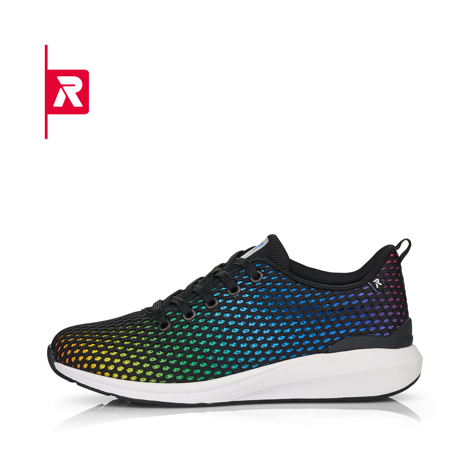 Rieker EVOLUTION Damen Sneaker deep-black rainbow
