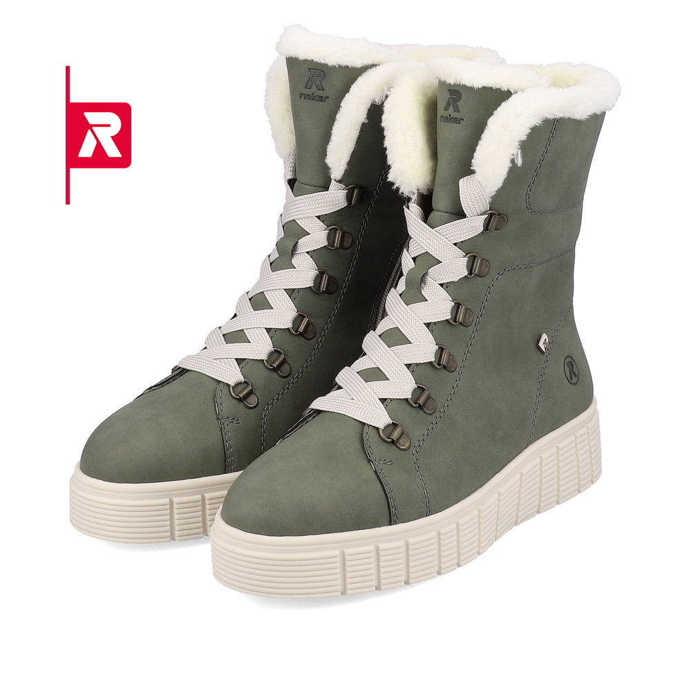 Rieker EVOLUTION Damen Stiefel khaki snow