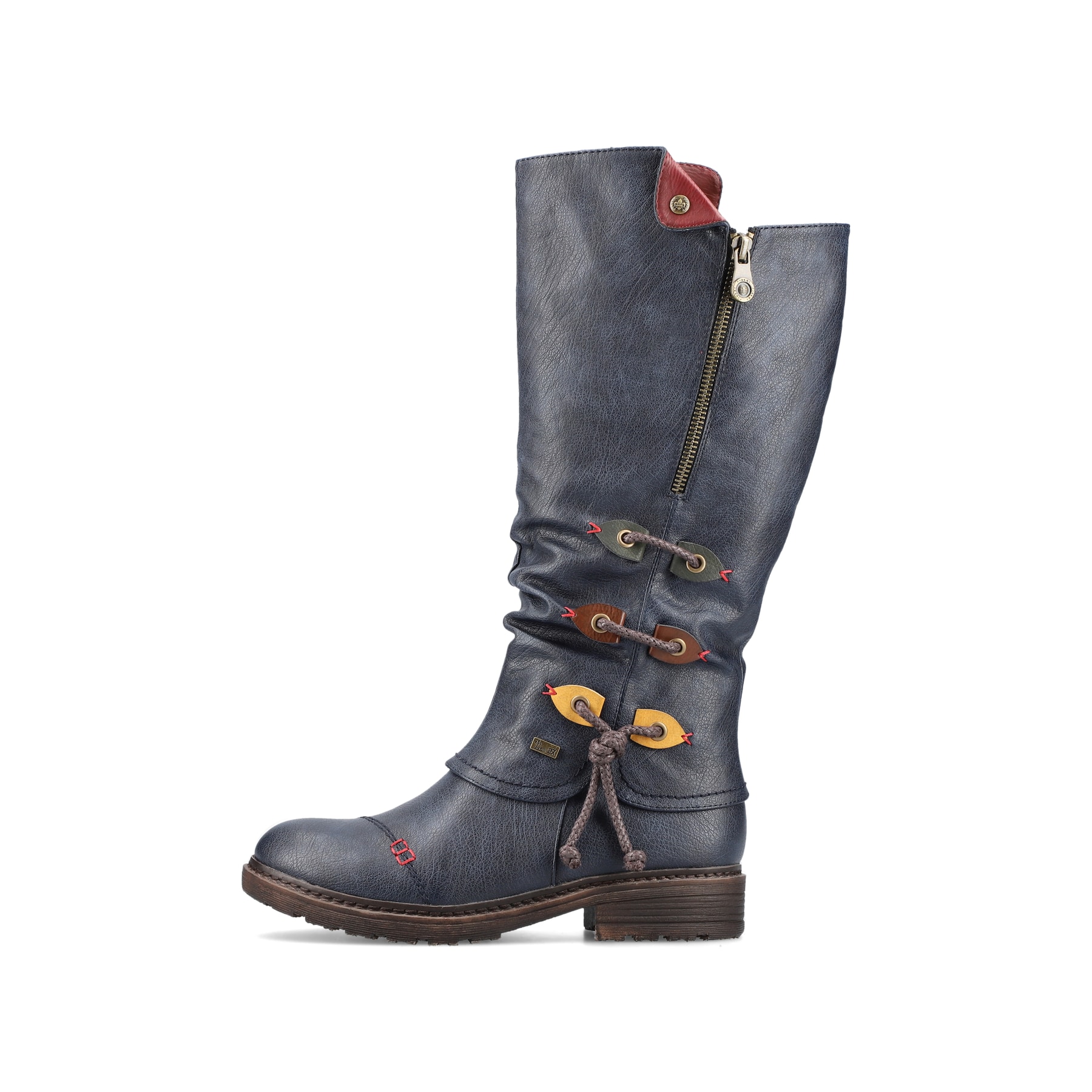 Rieker Damen Langschaftstiefel pazifikblau